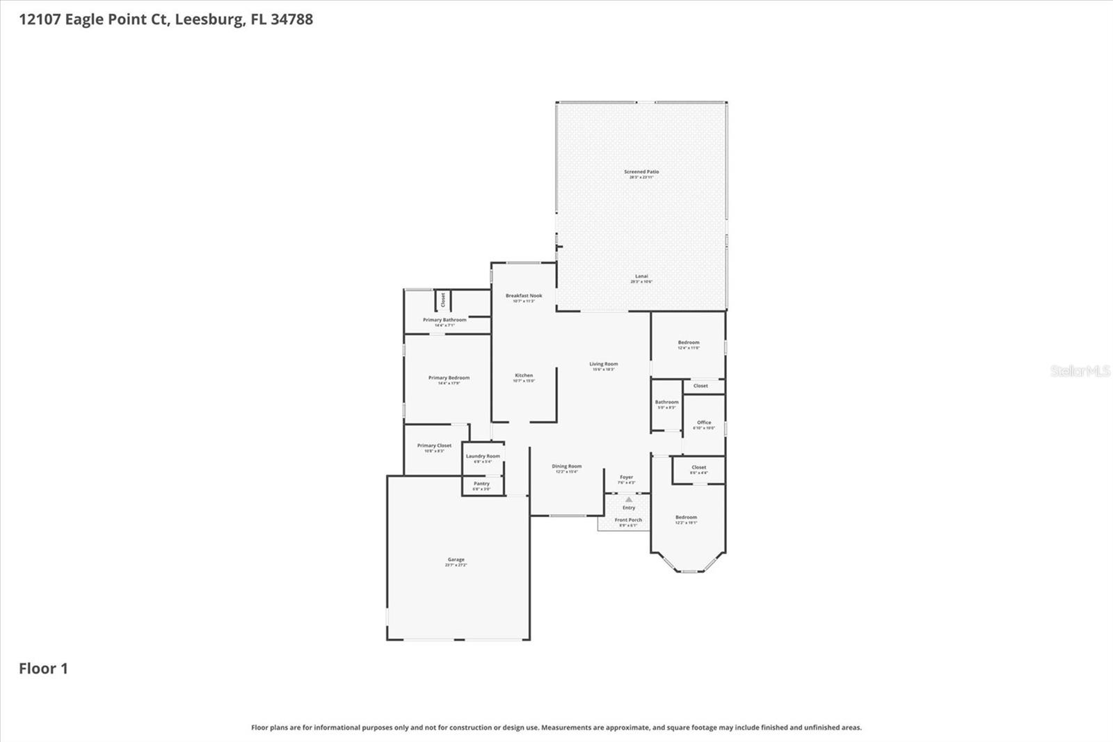12107 EAGLE POINT CT, LEESBURG, FL, 34788