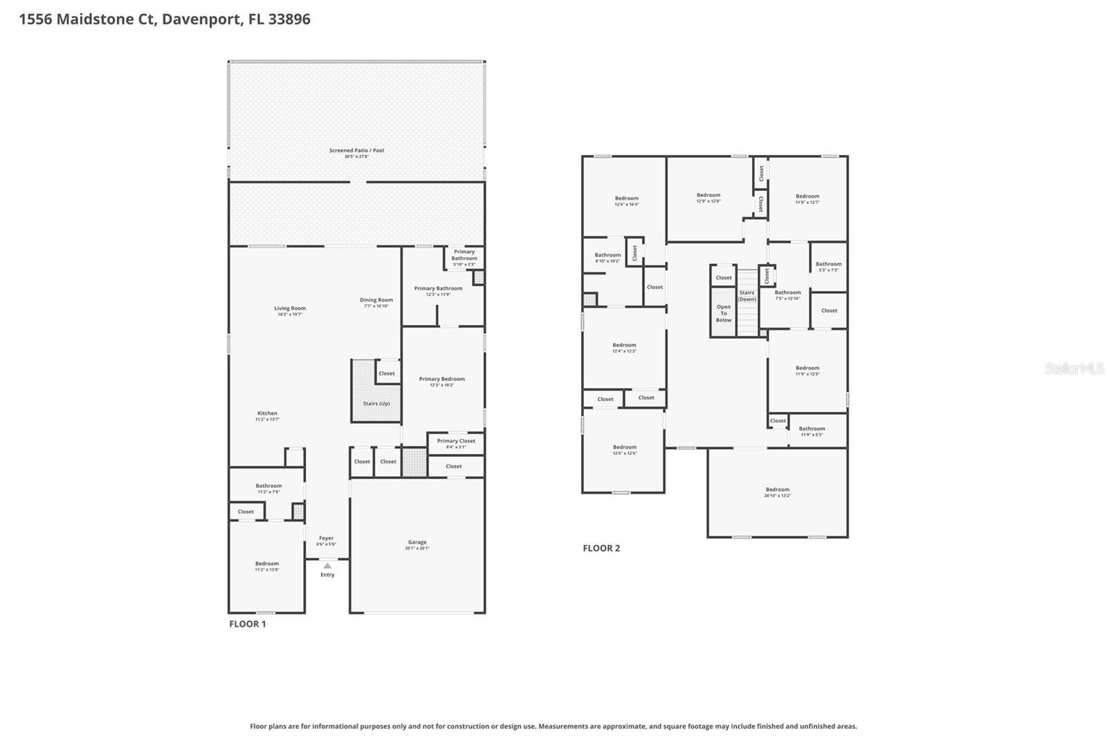 1556 MAIDSTONE CT, DAVENPORT, FL, 33896