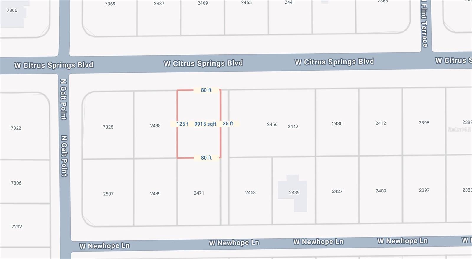 2470 W CITRUS SPRINGS BLVD, CITRUS SPRINGS, FL, 34434