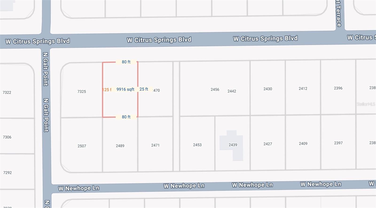 2488 W CITRUS SPRINGS BLVD, CITRUS SPRINGS, FL, 34434