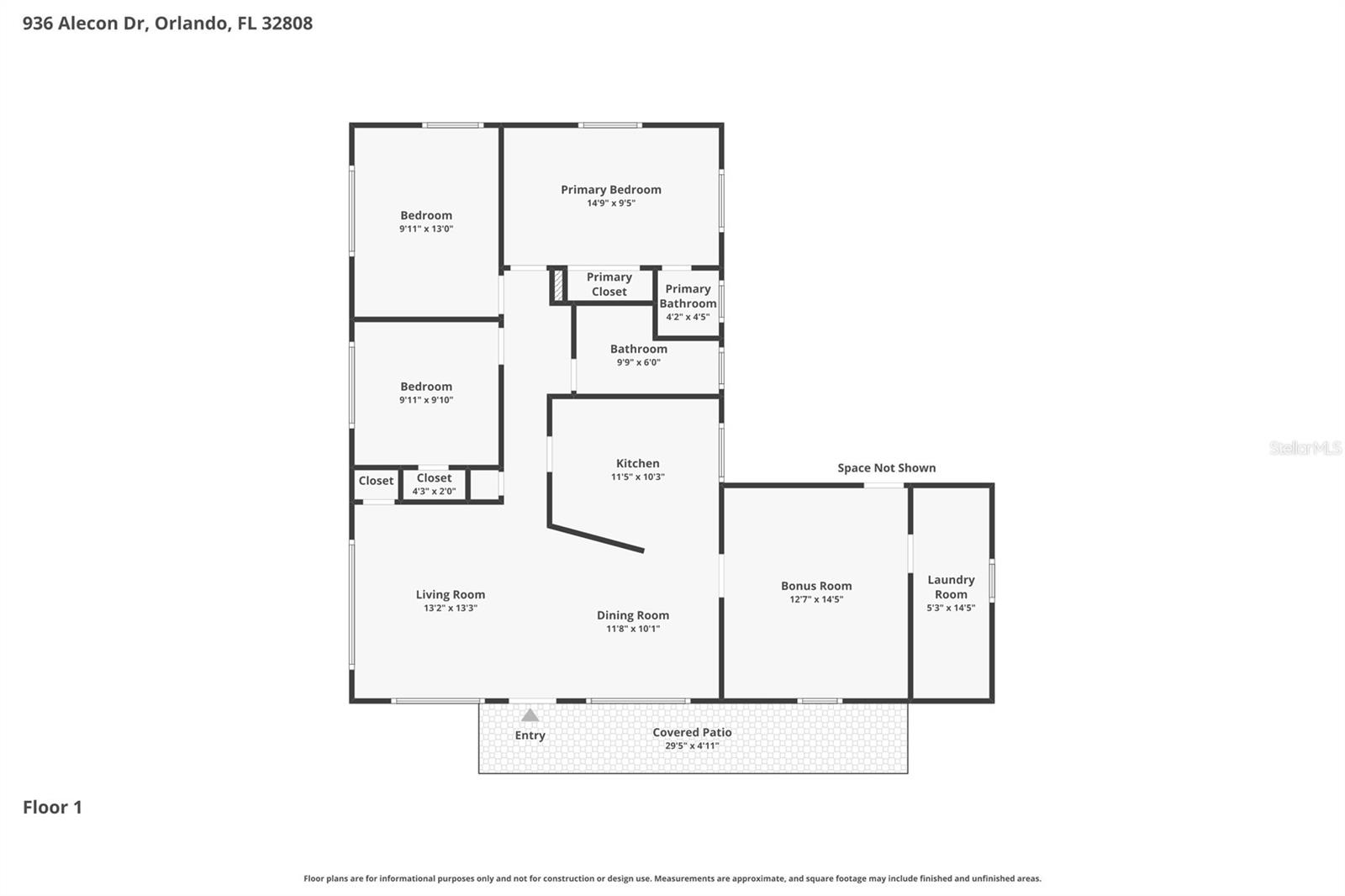 936 ALECON DR, ORLANDO, FL, 32808