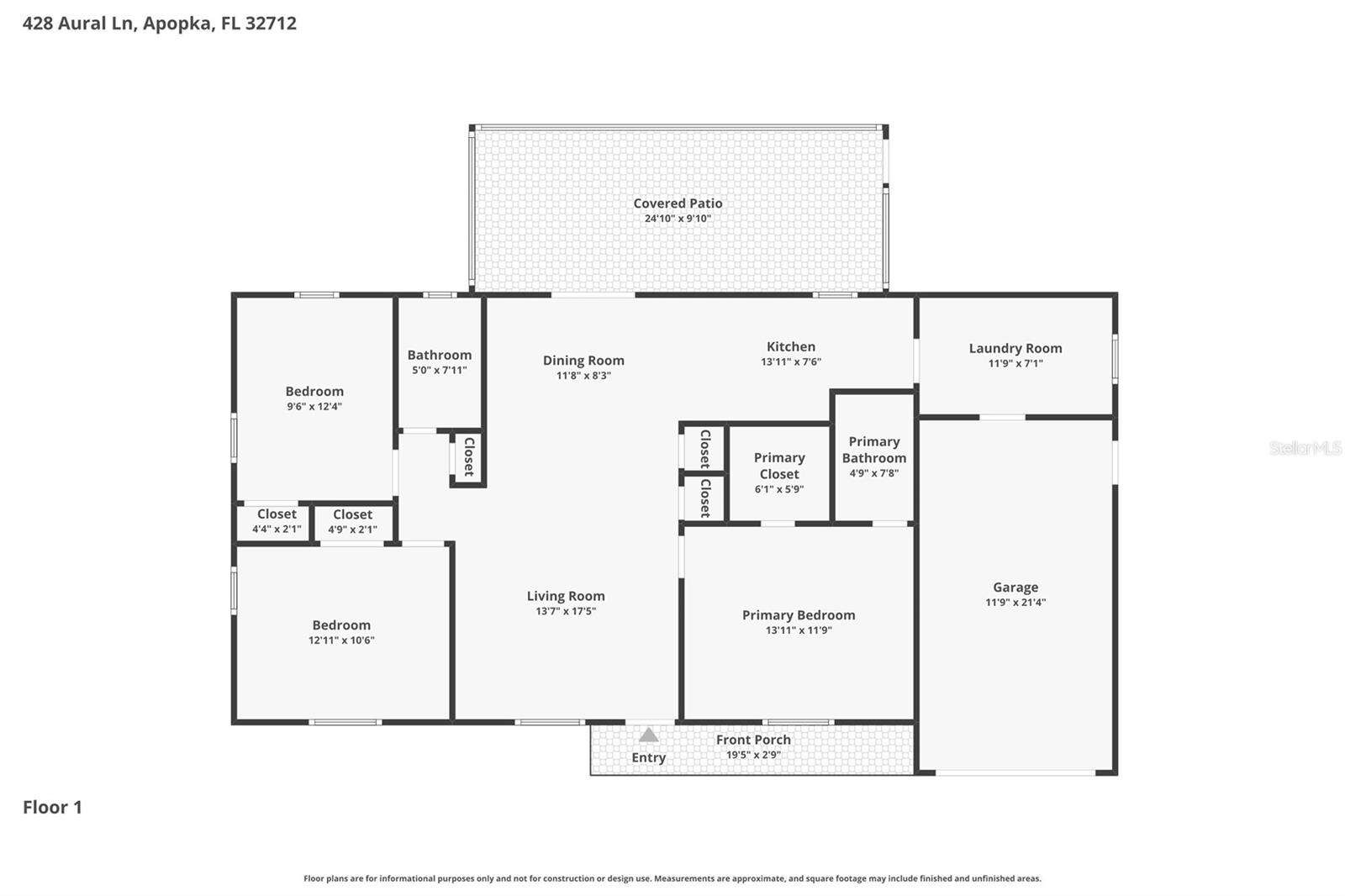 428 AURAL LN, APOPKA, FL, 32712