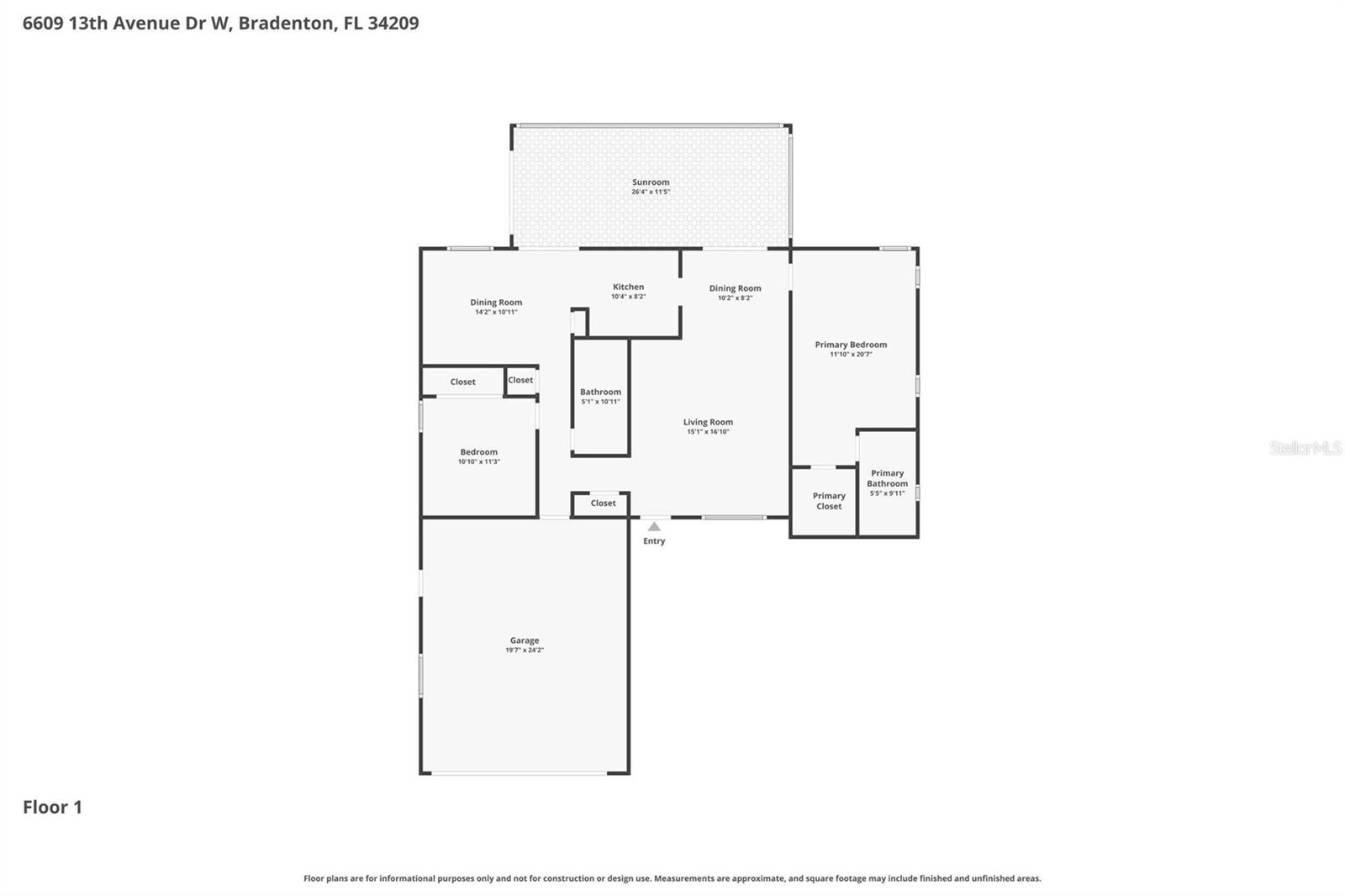 6609 13TH AVENUE DR W, BRADENTON, FL, 34209