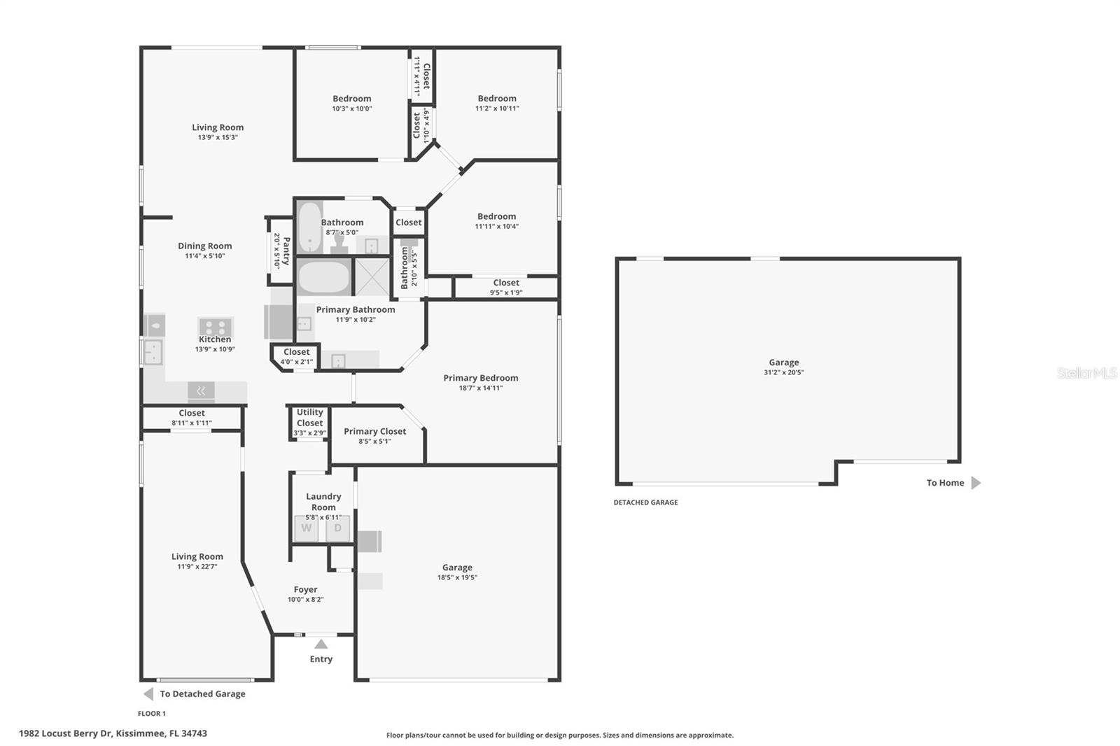 1982 LOCUST BERRY DR, KISSIMMEE, FL, 34743