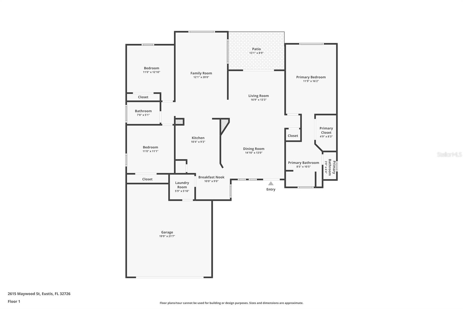 2615 MAYWOOD ST, EUSTIS, FL, 32726