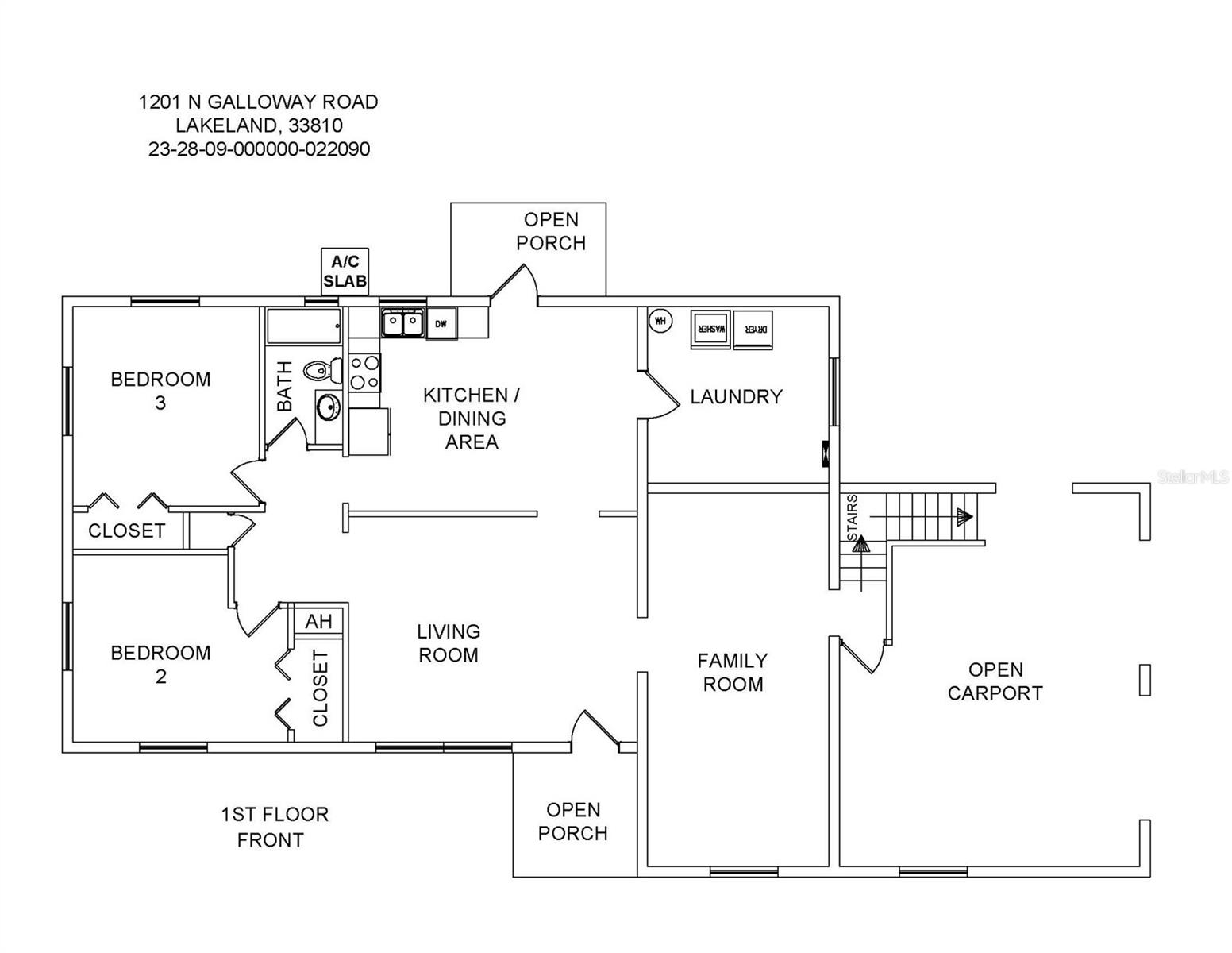 1201 N GALLOWAY RD, LAKELAND, FL, 33810