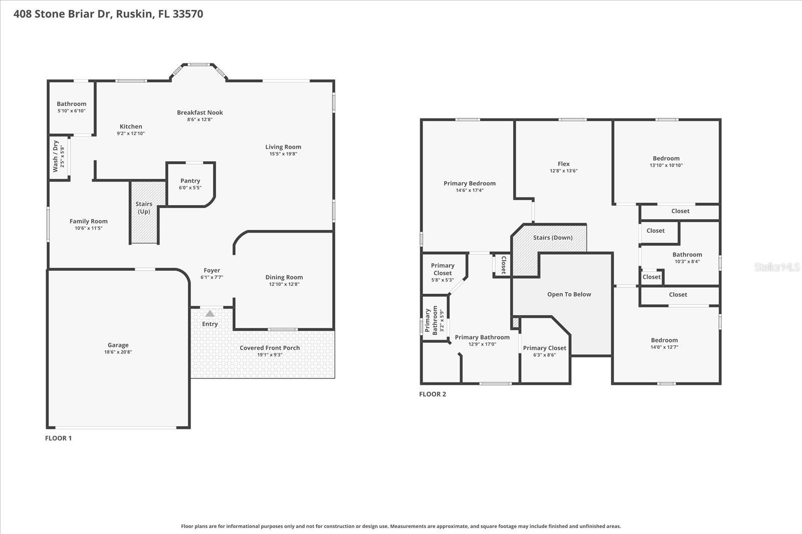 408 STONE BRIAR DR, RUSKIN, FL, 33570