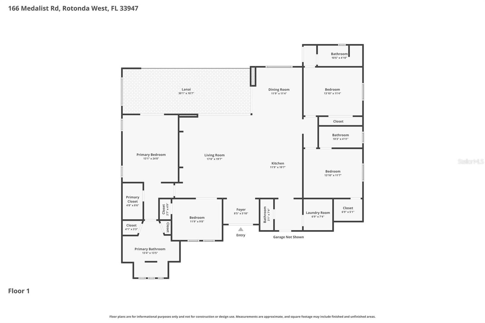 166 MEDALIST RD, ROTONDA WEST, FL, 33947
