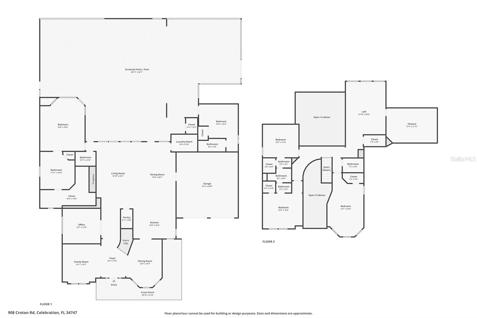 908 CROTON RD, CELEBRATION, FL, 34747