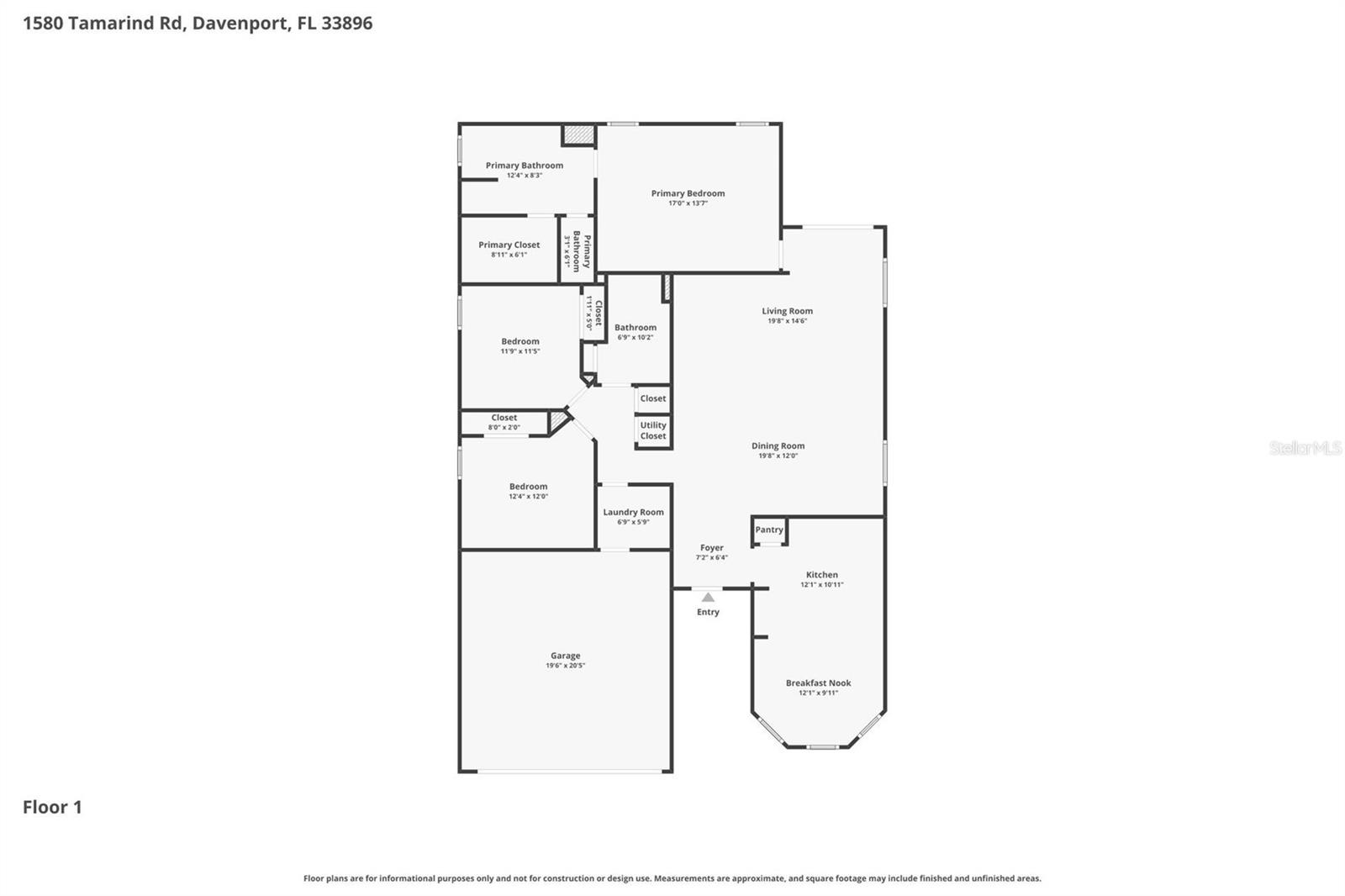 1580 TAMARIND RD, DAVENPORT, FL, 33896