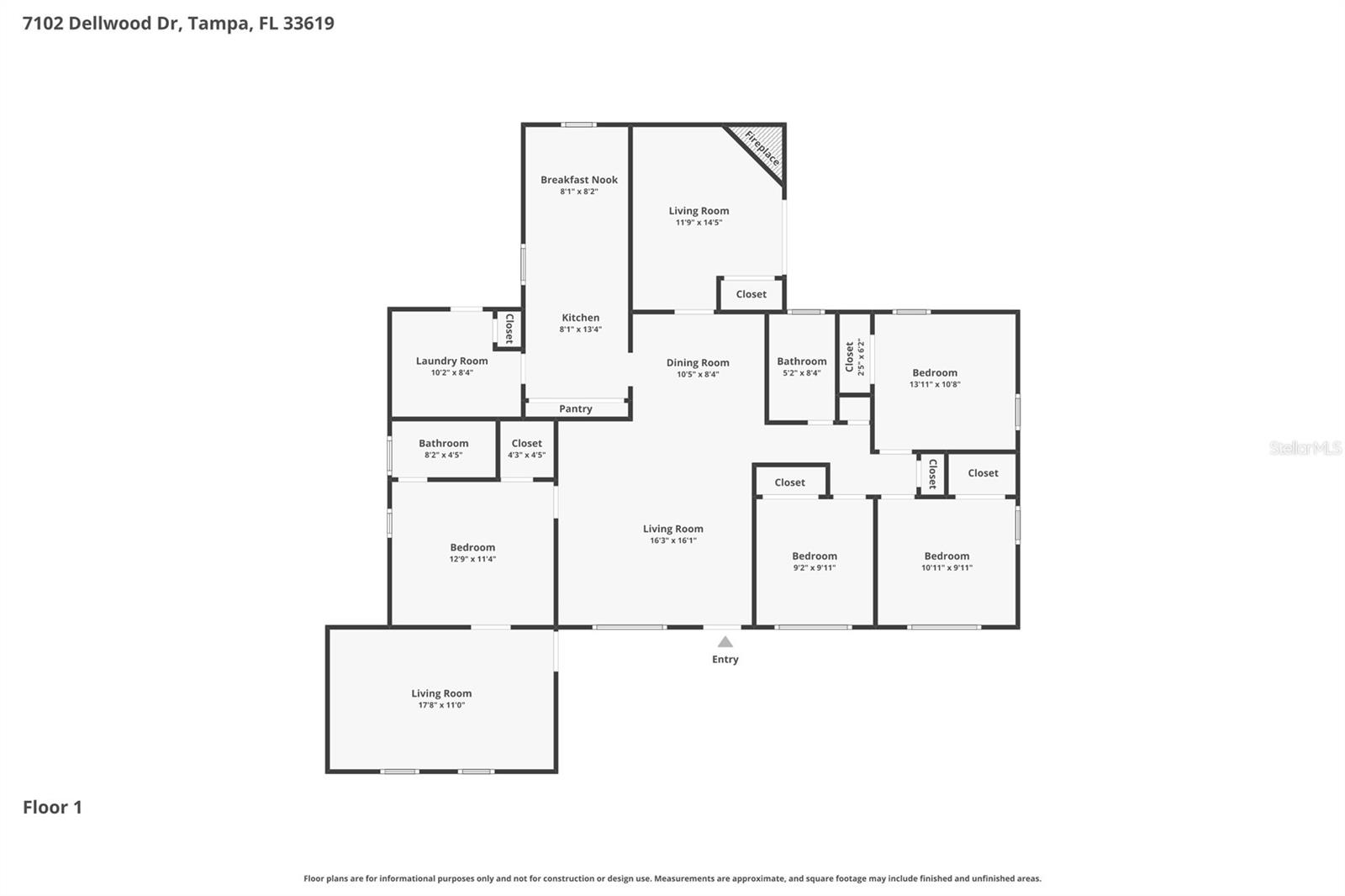 7102 DELLWOOD DR, TAMPA, FL, 33619