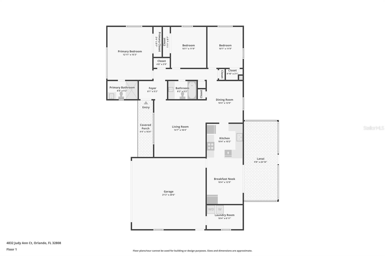 4832 JUDY ANN CT, ORLANDO, FL, 32808