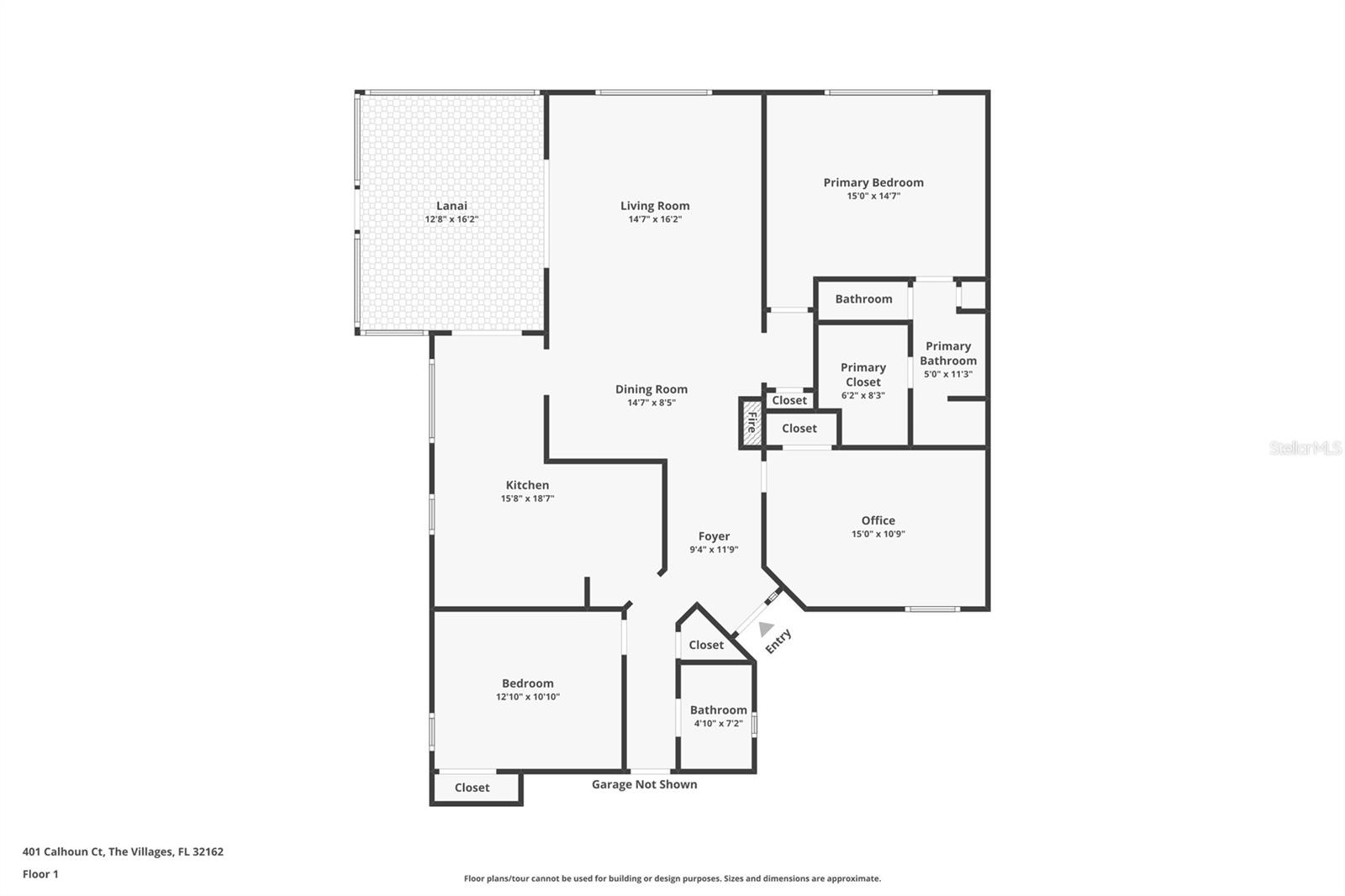 401 CALHOUN CT, THE VILLAGES, FL, 32162