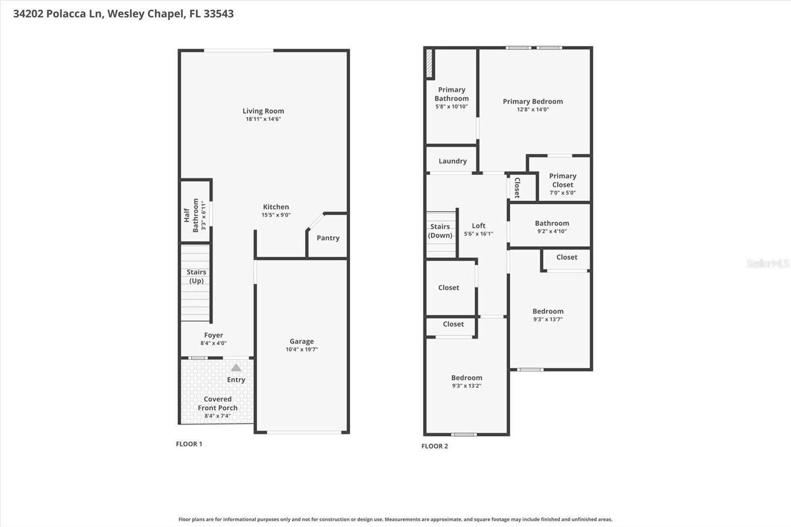 34202 POLACCA LN, WESLEY CHAPEL, FL, 33543