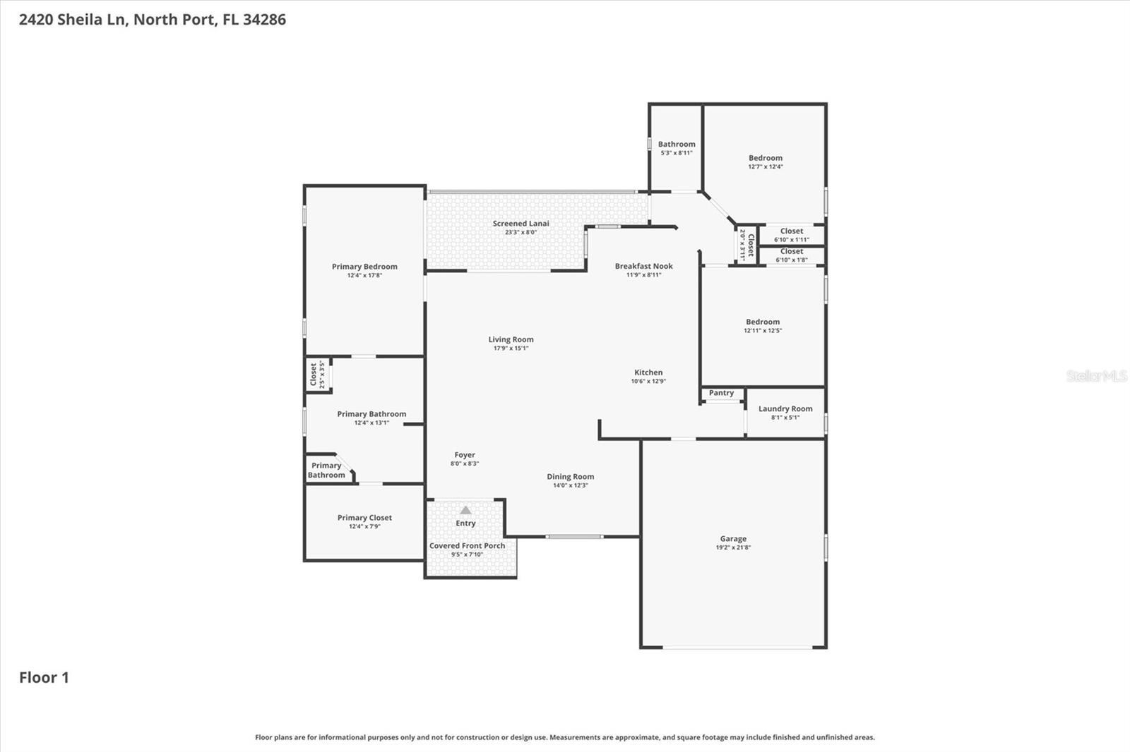 2420 SHEILA LN, NORTH PORT, FL, 34286