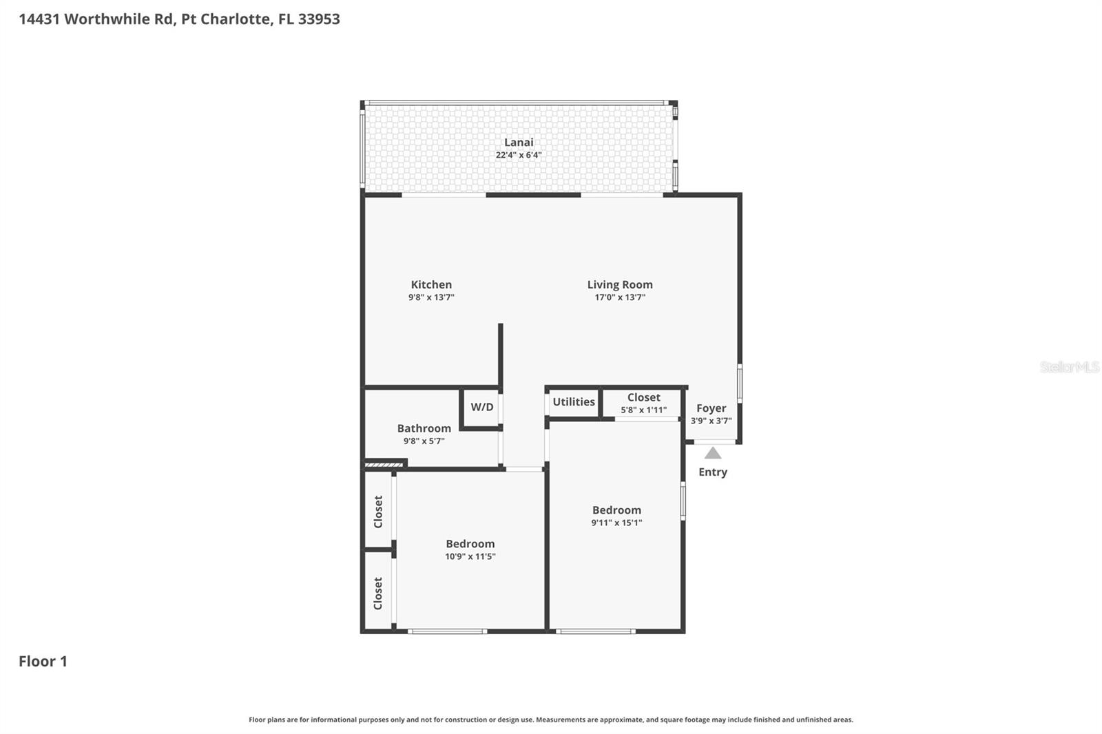 14431 WORTHWHILE RD, PORT CHARLOTTE, FL, 33953