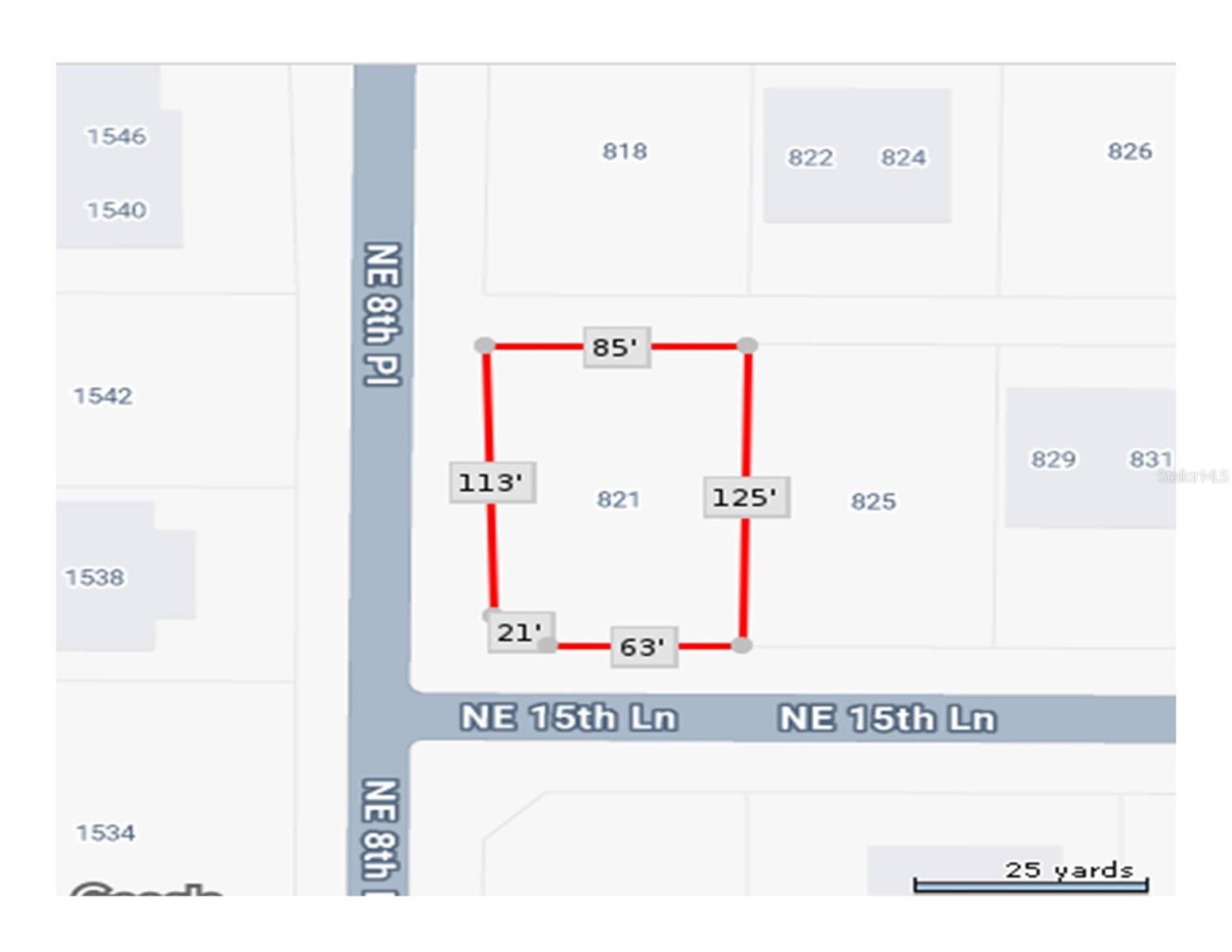 825 NE 15TH LN, CAPE CORAL, FL, 33909