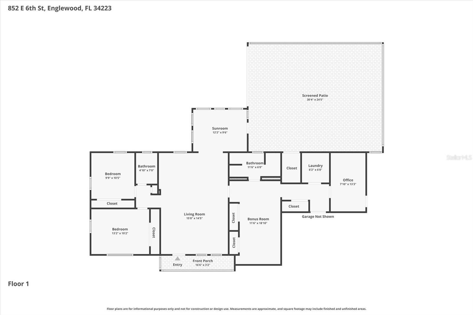 852 E 6TH ST, ENGLEWOOD, FL, 34223