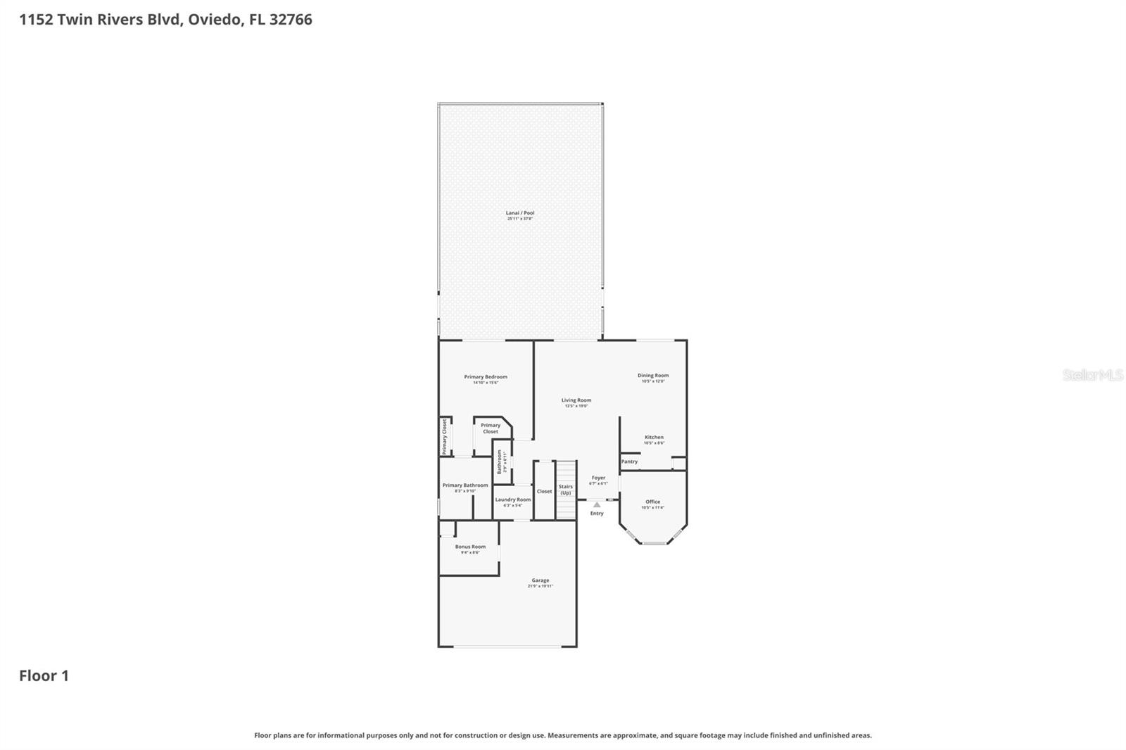 1152 TWIN RIVERS BLVD, OVIEDO, FL, 32766