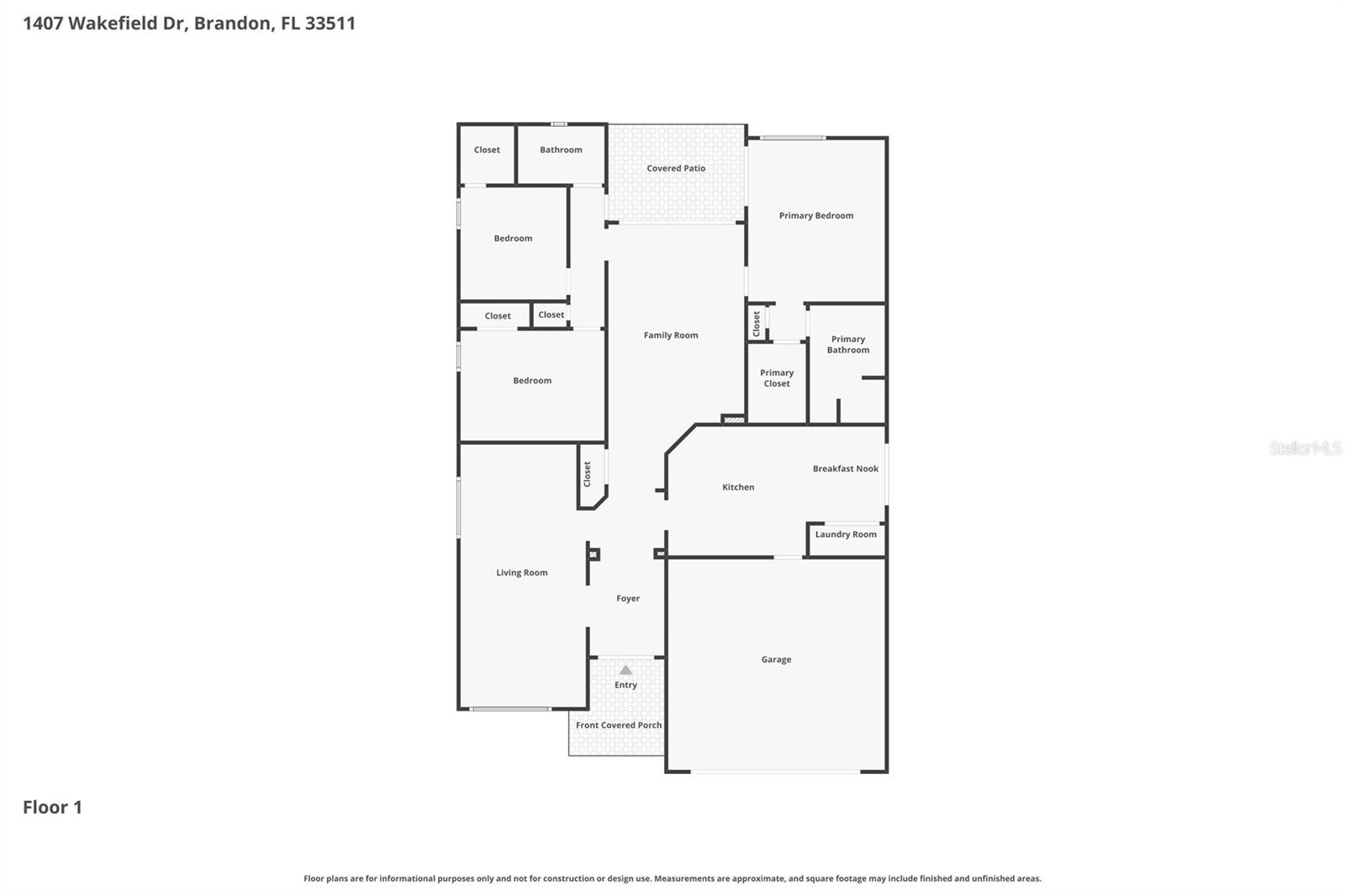 1407 WAKEFIELD DR, BRANDON, FL, 33511