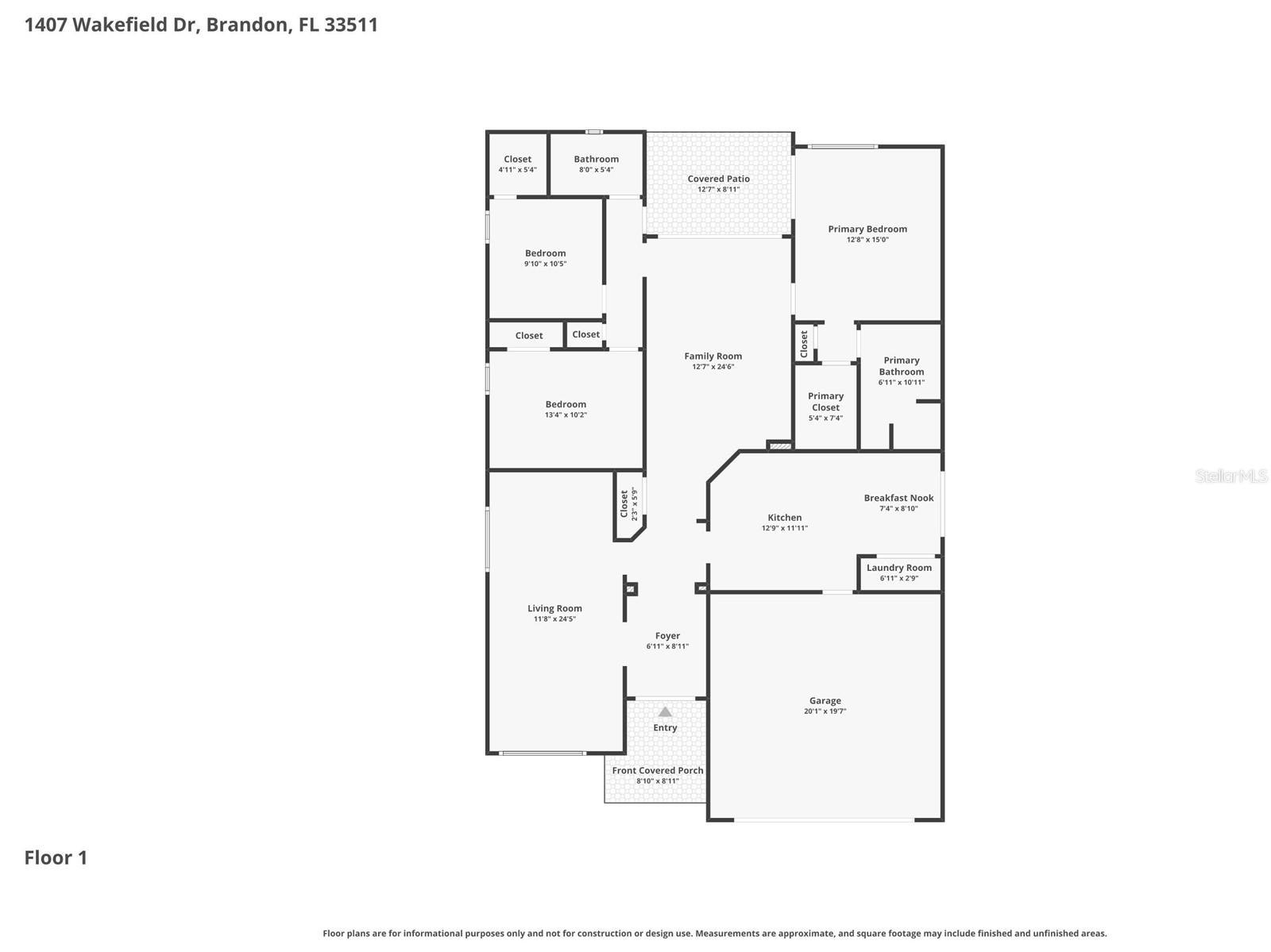1407 WAKEFIELD DR, BRANDON, FL, 33511