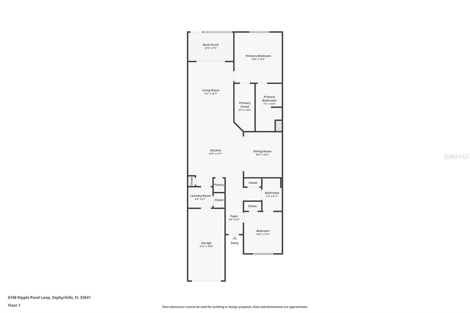 6748 RIPPLE POND LOOP, ZEPHYRHILLS, FL, 33541
