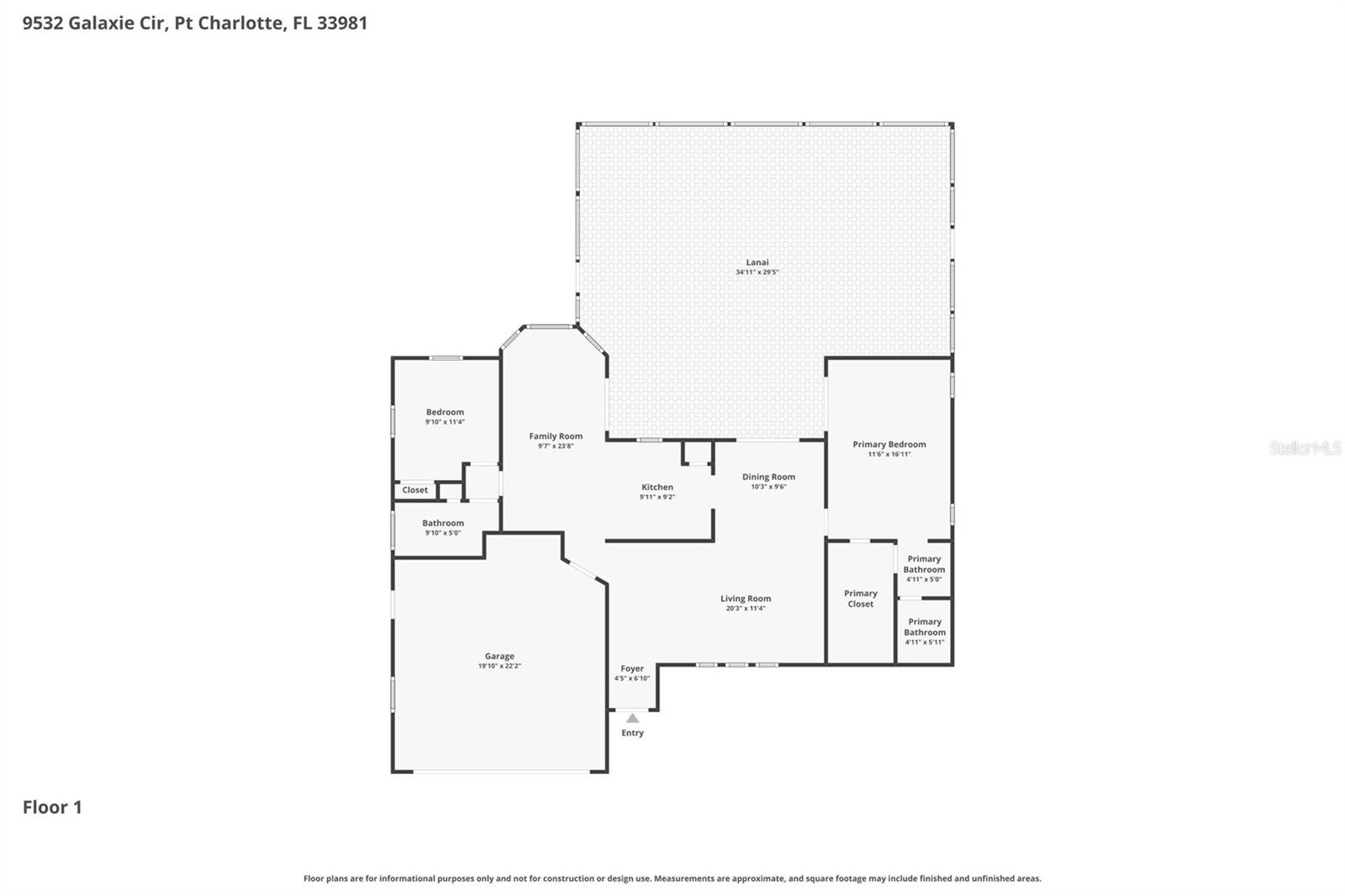9532 GALAXIE CIR, PORT CHARLOTTE, FL, 33981