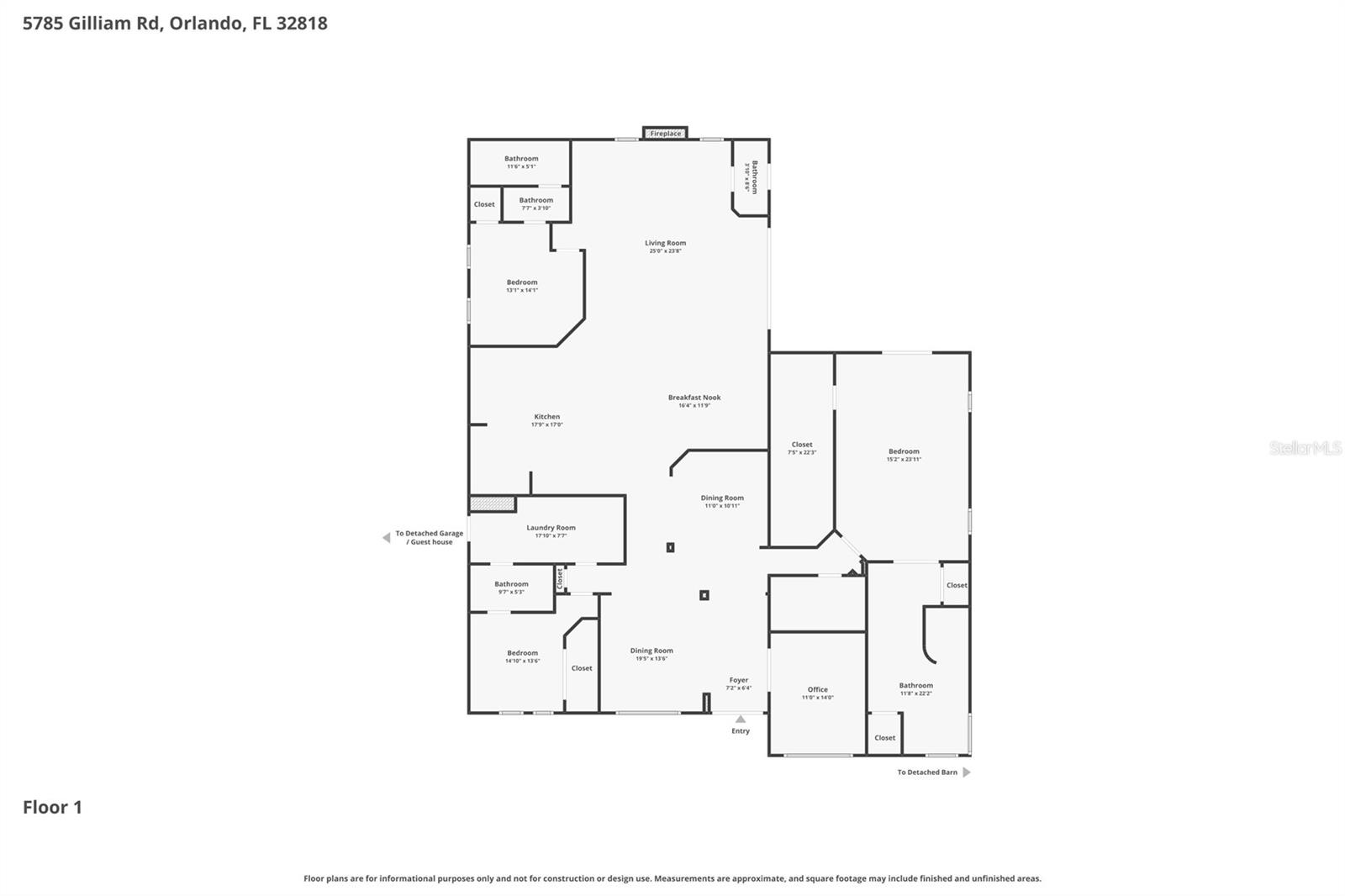 5785 GILLIAM RD, ORLANDO, FL, 32818