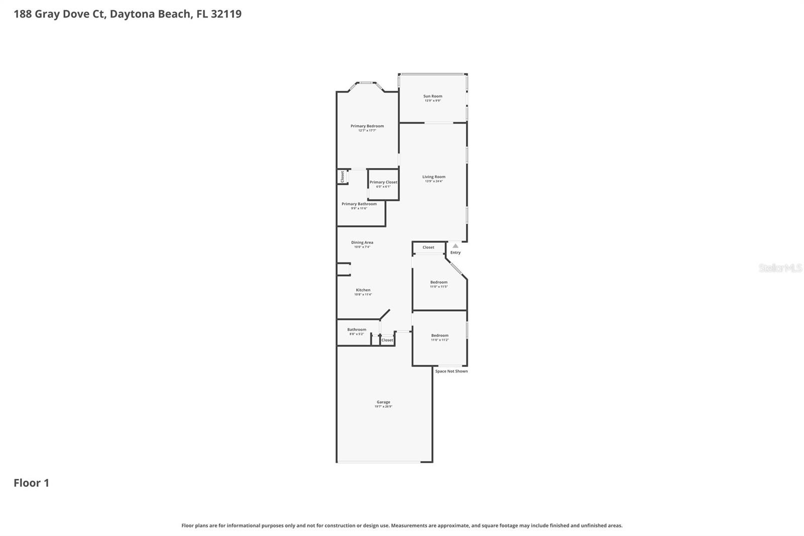 188 GRAY DOVE CT, DAYTONA BEACH, FL, 32119