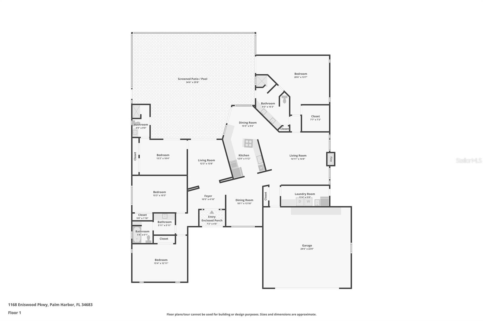 1168 ENISWOOD PKWY, PALM HARBOR, FL, 34683