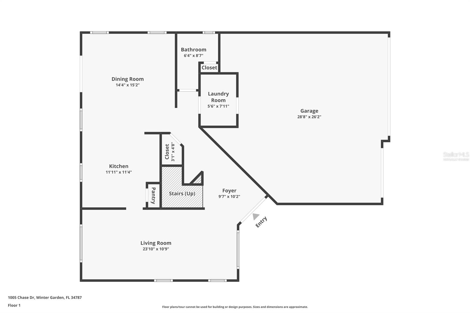 1005 CHASE DR, WINTER GARDEN, FL, 34787