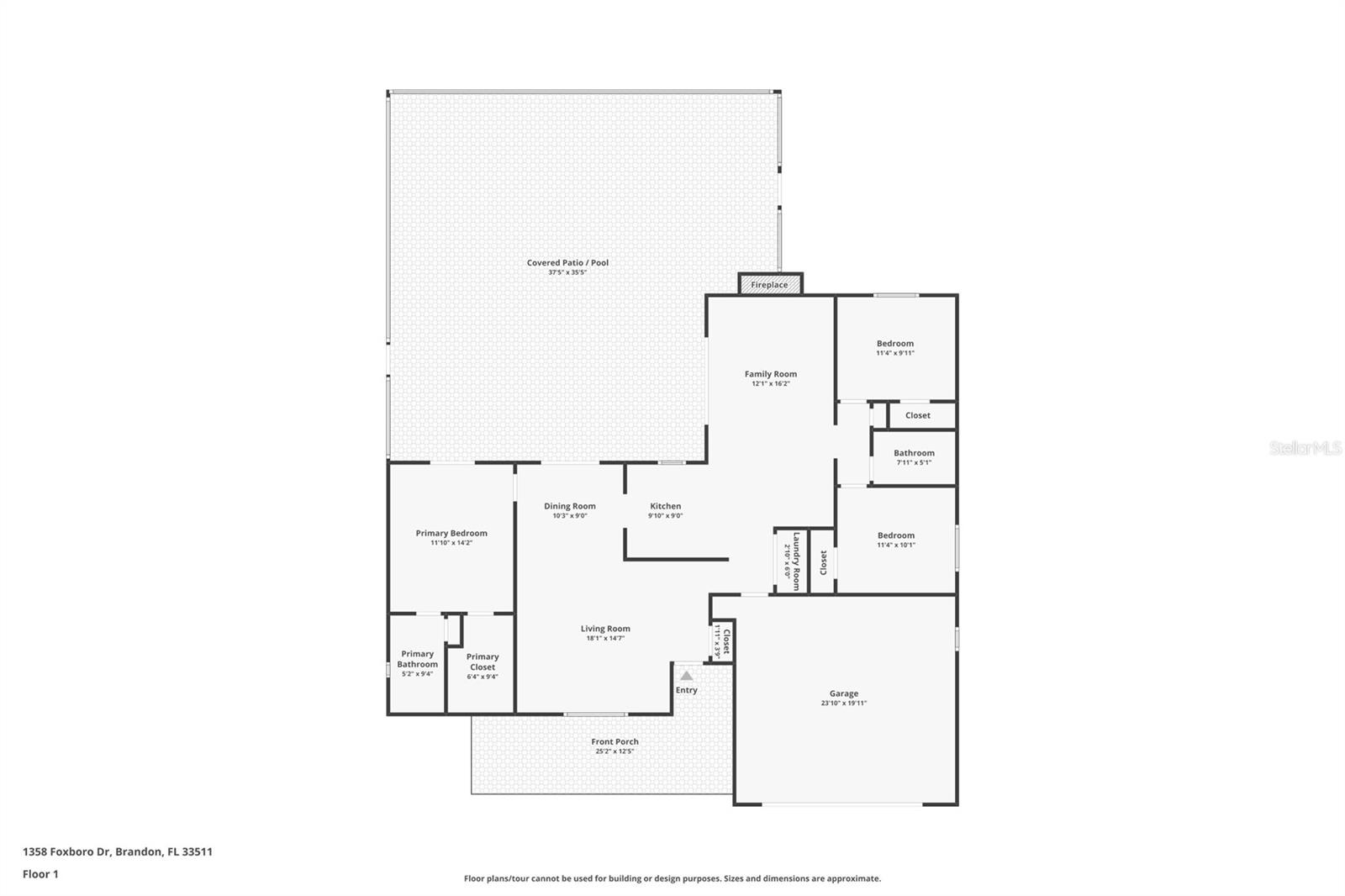 1358 FOXBORO DR, BRANDON, FL, 33511
