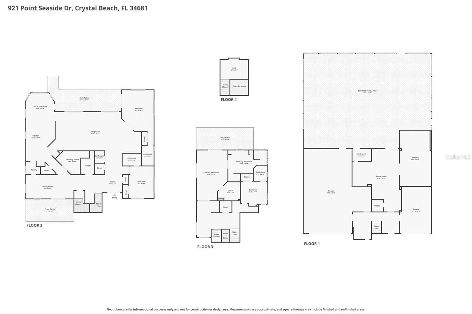 921 POINT SEASIDE DR, CRYSTAL BEACH, FL, 34681