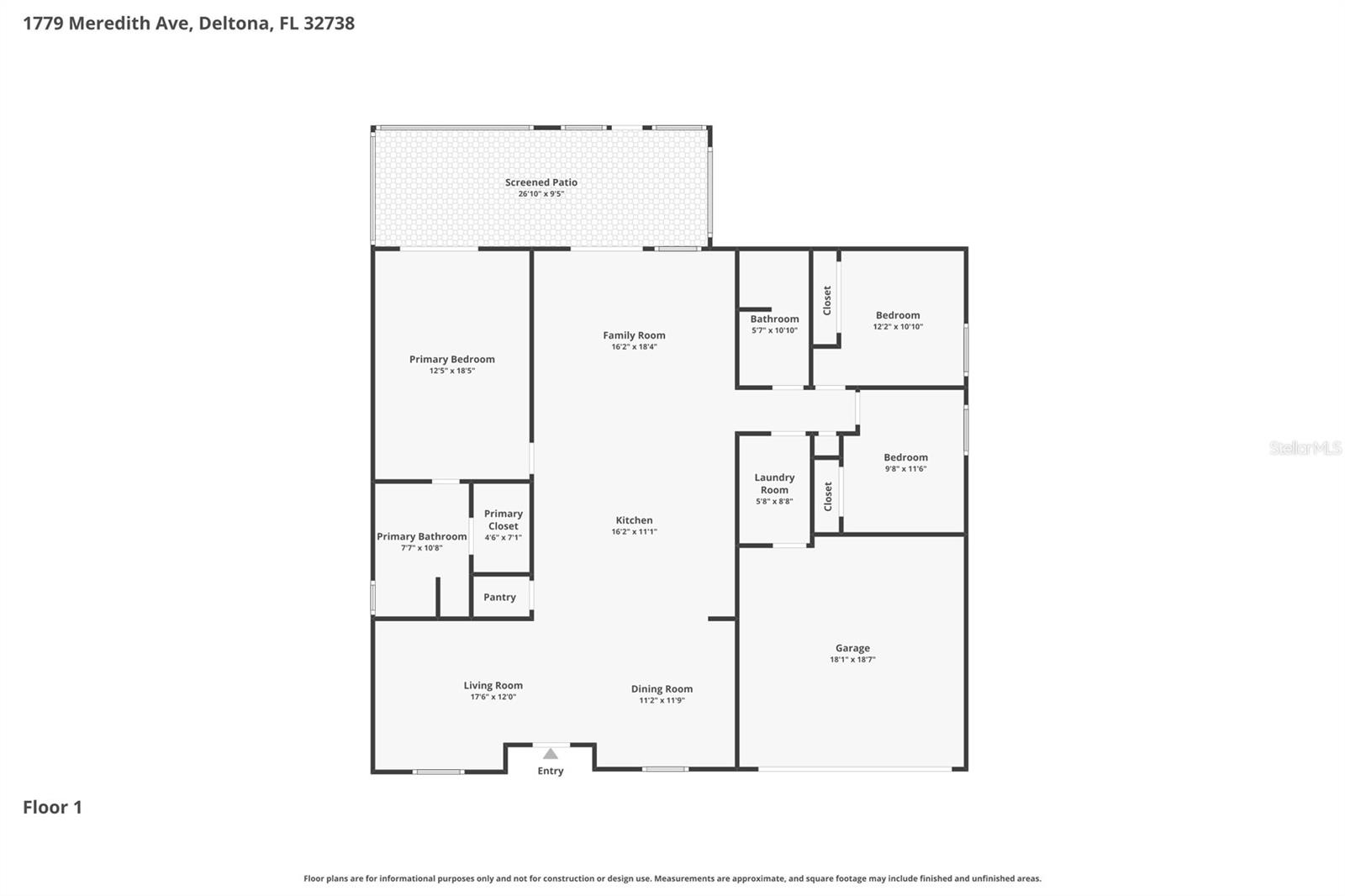 1779 MEREDITH AVE, DELTONA, FL, 32738