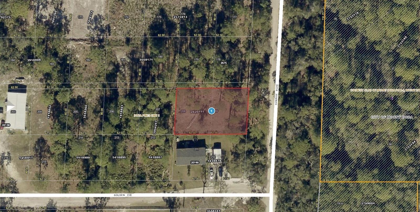 21-19-27-0100-000-20800 SUNRISE BLVD, MOUNT DORA, FL, 32757