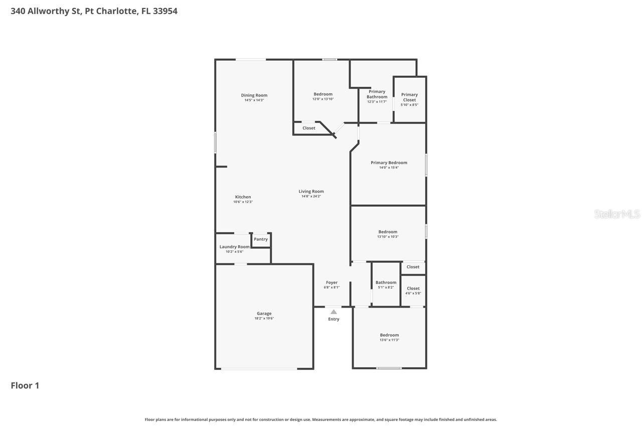 340 ALLWORTHY ST, PORT CHARLOTTE, FL, 33954