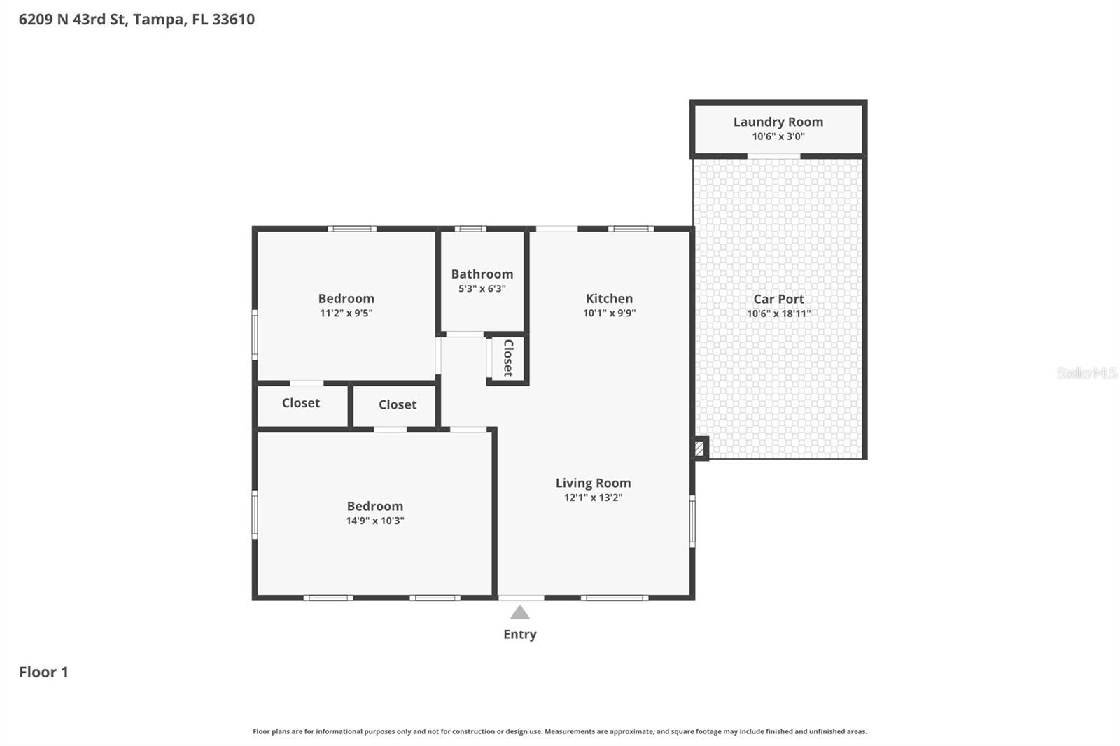 6209 N 43RD ST, TAMPA, FL, 33610