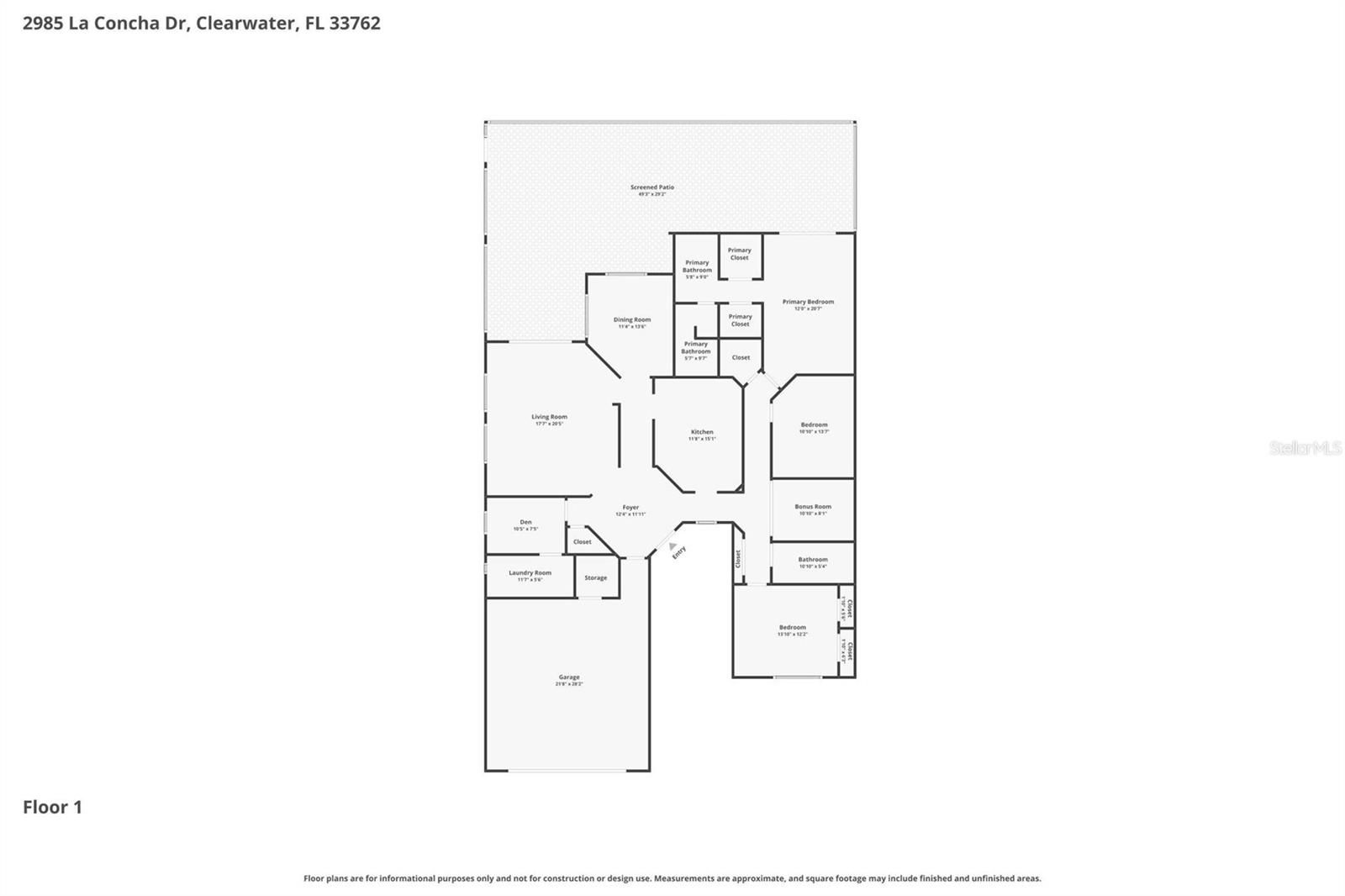 2985 LA CONCHA DR, CLEARWATER, FL, 33762