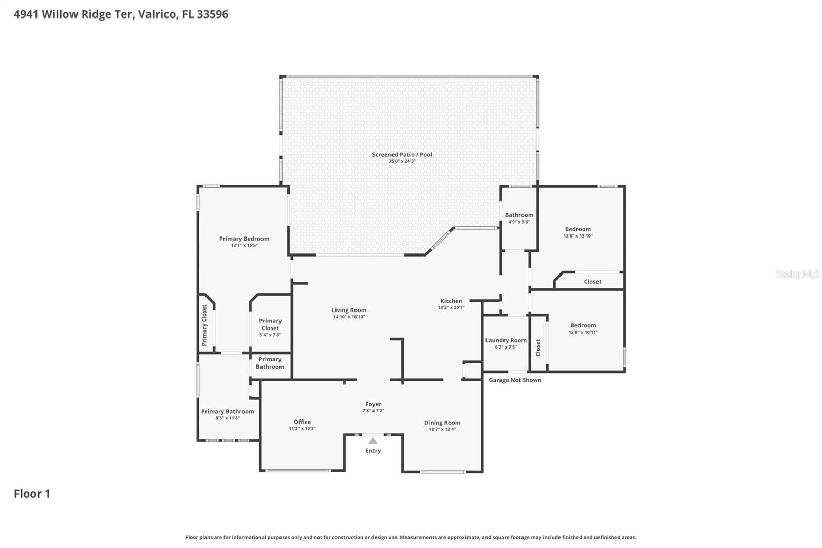 4941 WILLOW RIDGE TER, VALRICO, FL, 33596
