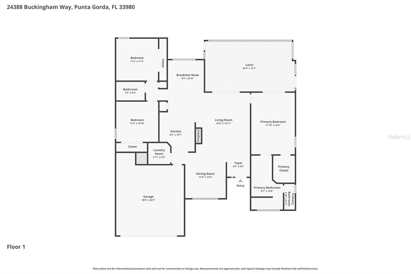 24388 BUCKINGHAM WAY, PORT CHARLOTTE, FL, 33980