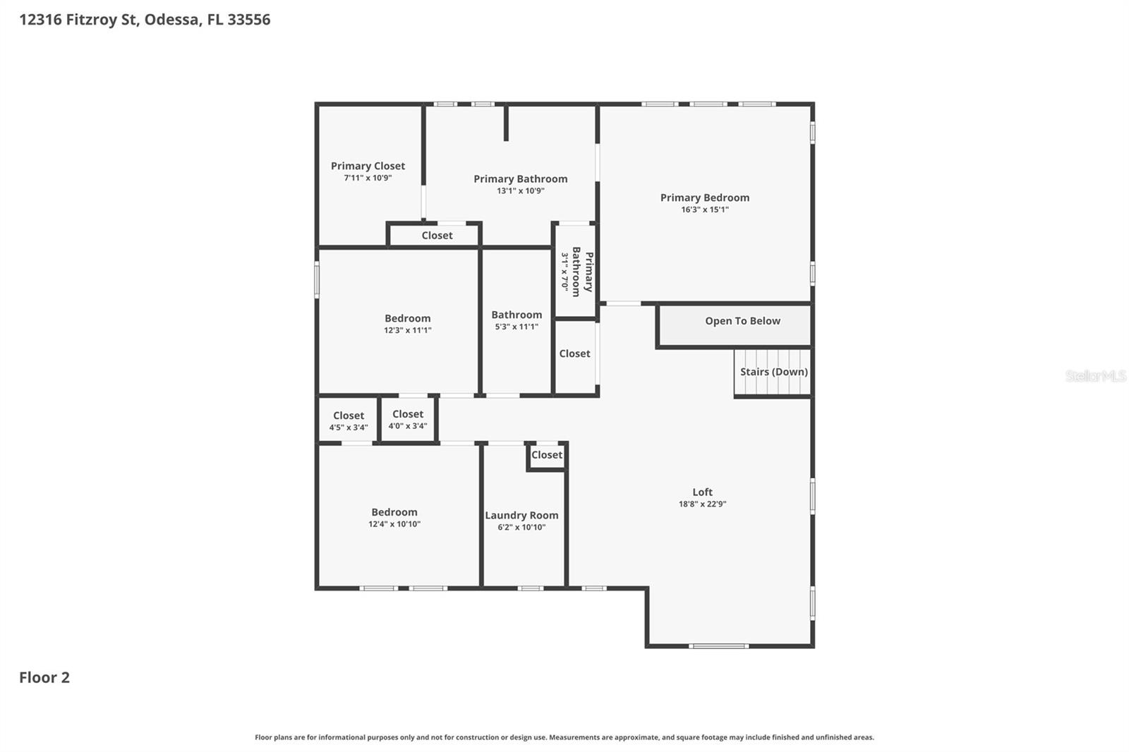 12316 FITZROY ST, ODESSA, FL, 33556
