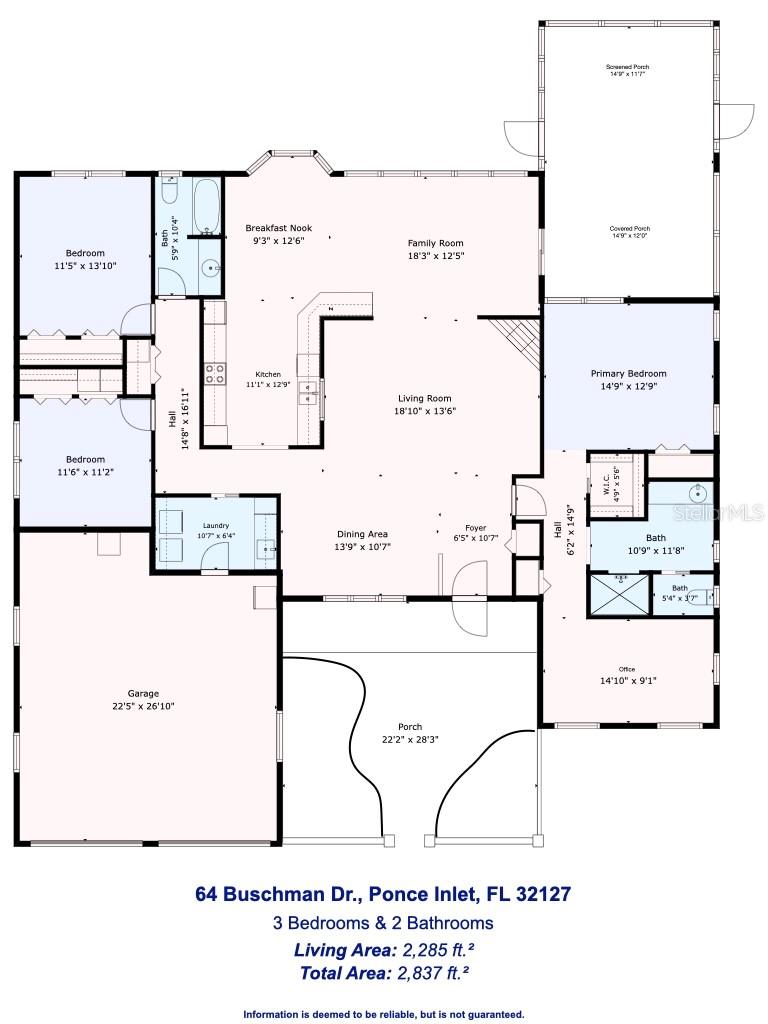64 BUSCHMAN DR, PONCE INLET, FL, 32127