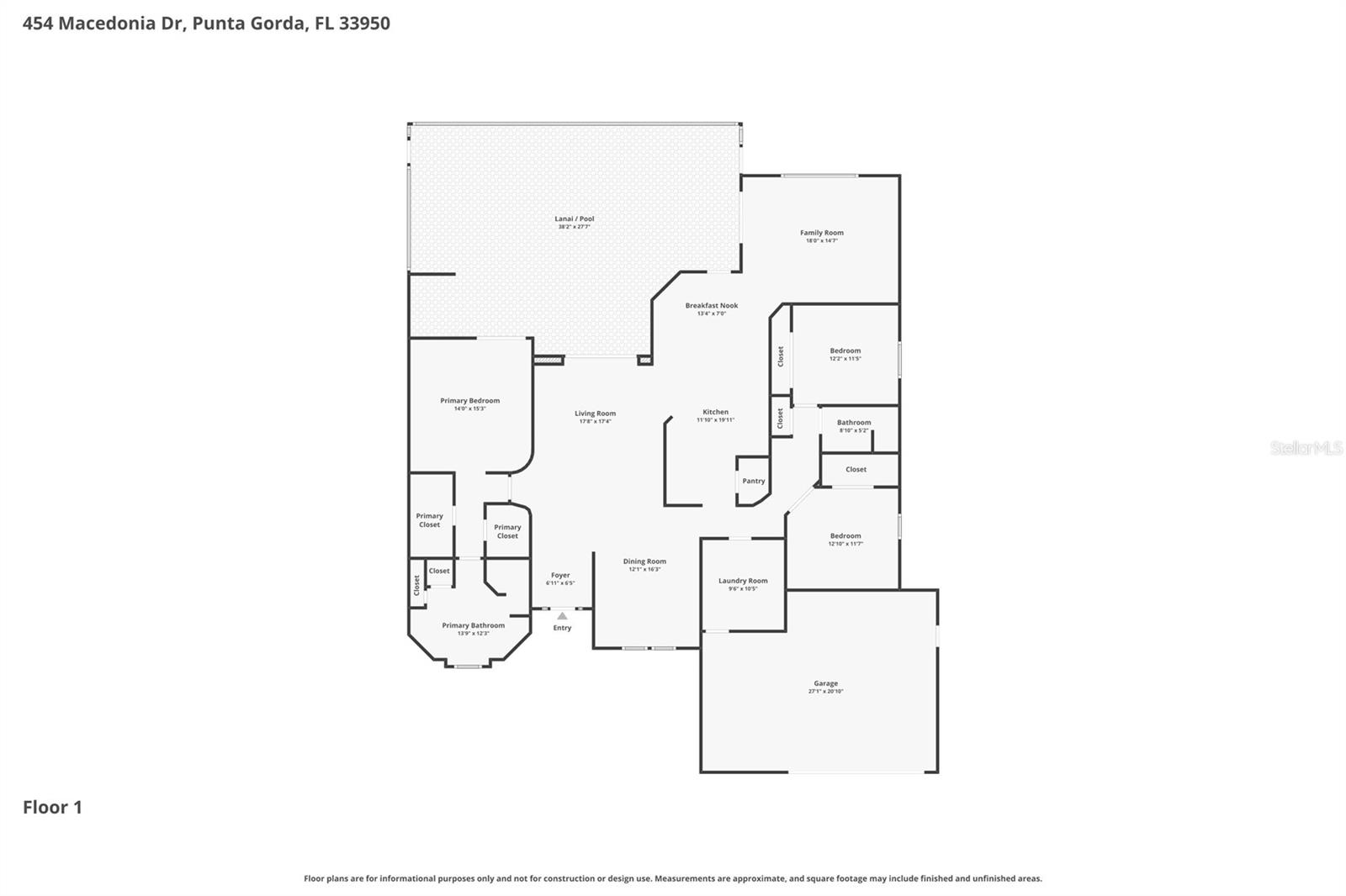 454 MACEDONIA DR, PUNTA GORDA, FL, 33950