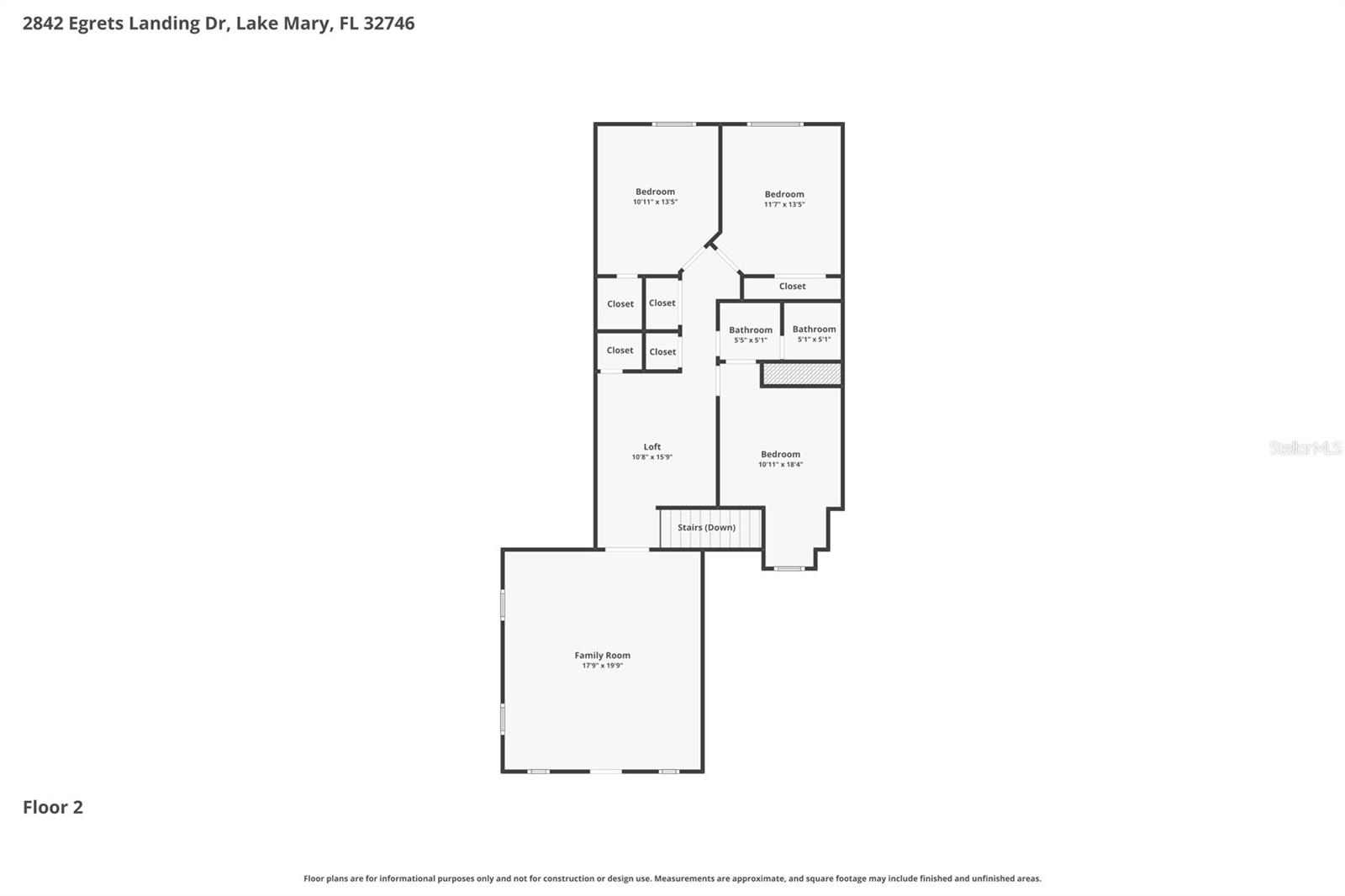 2842 EGRETS LANDING DR, LAKE MARY, FL, 32746