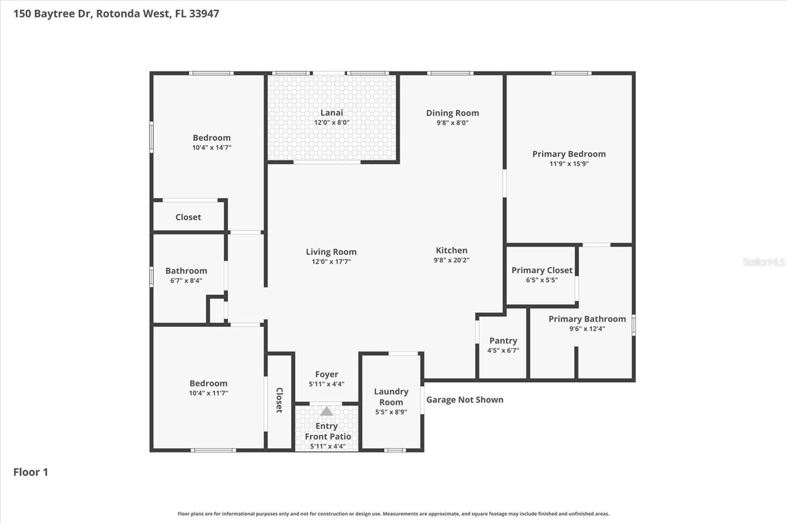 150 BAYTREE DR, ROTONDA WEST, FL, 33947