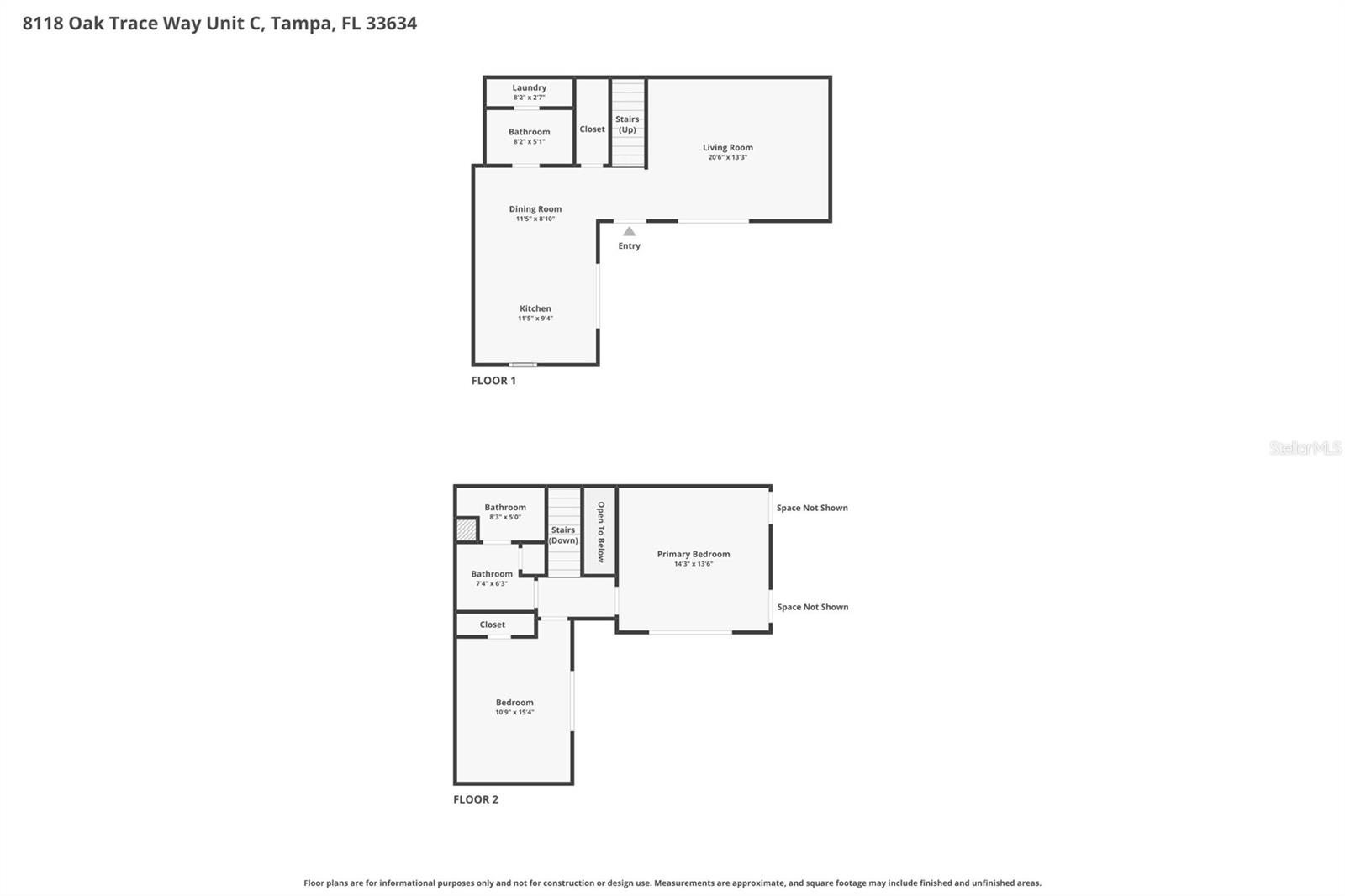 8118 OAK TRACE WAY #C, TAMPA, FL, 33634