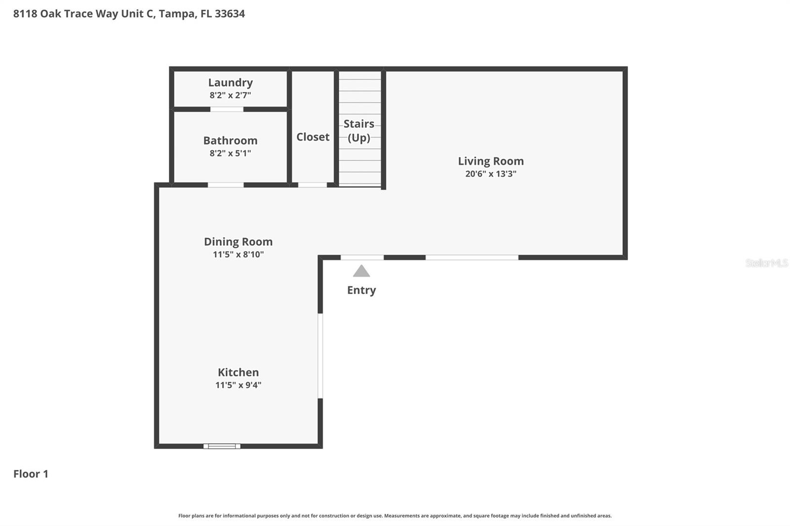 8118 OAK TRACE WAY #C, TAMPA, FL, 33634