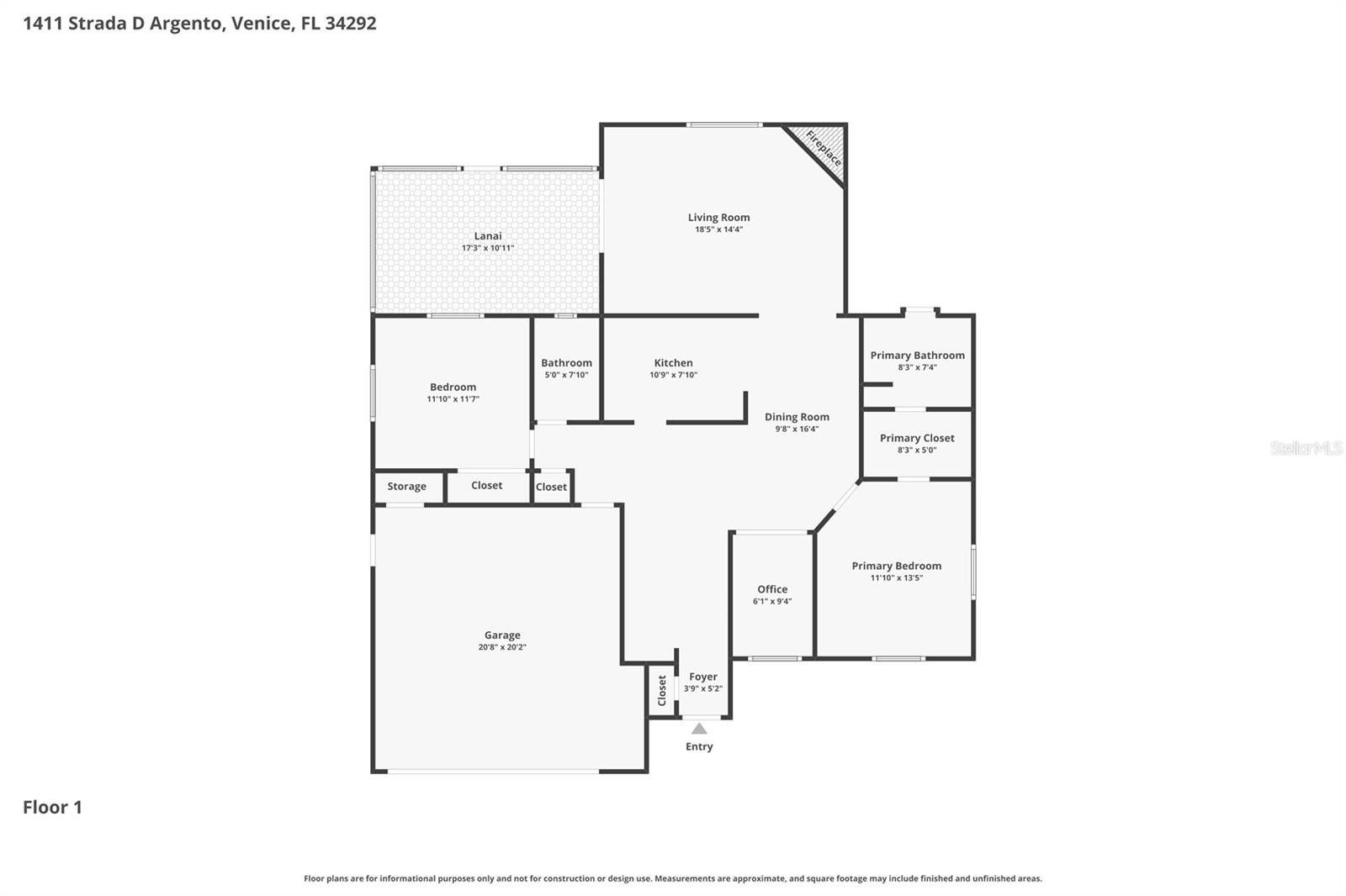 1411 STRADA D ARGENTO, VENICE, FL, 34292