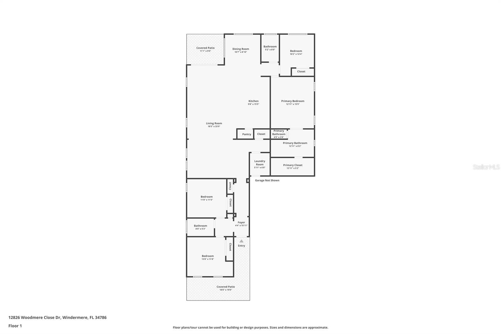 12826 WOODMERE CLOSE DR, WINDERMERE, FL, 34786
