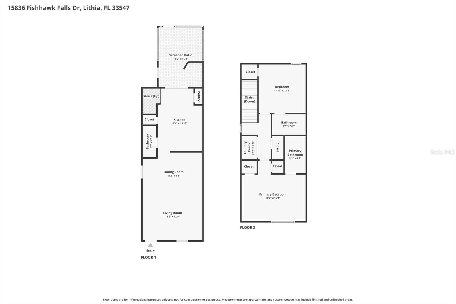 15836 FISHHAWK FALLS DR, LITHIA, FL, 33547